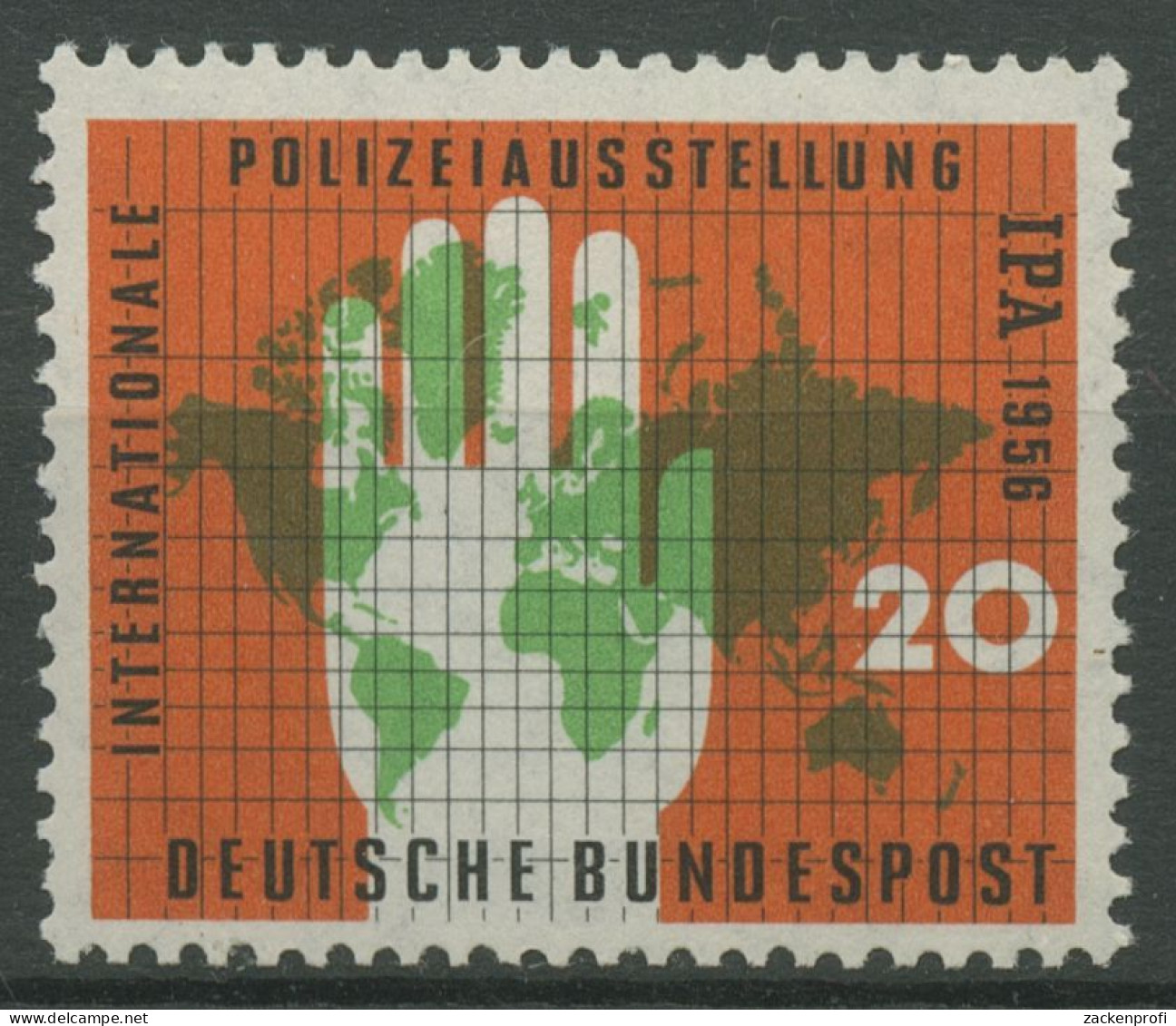 Bund 1956 Int. Polizei-Ausstellung Essen 240 Postfrisch - Unused Stamps