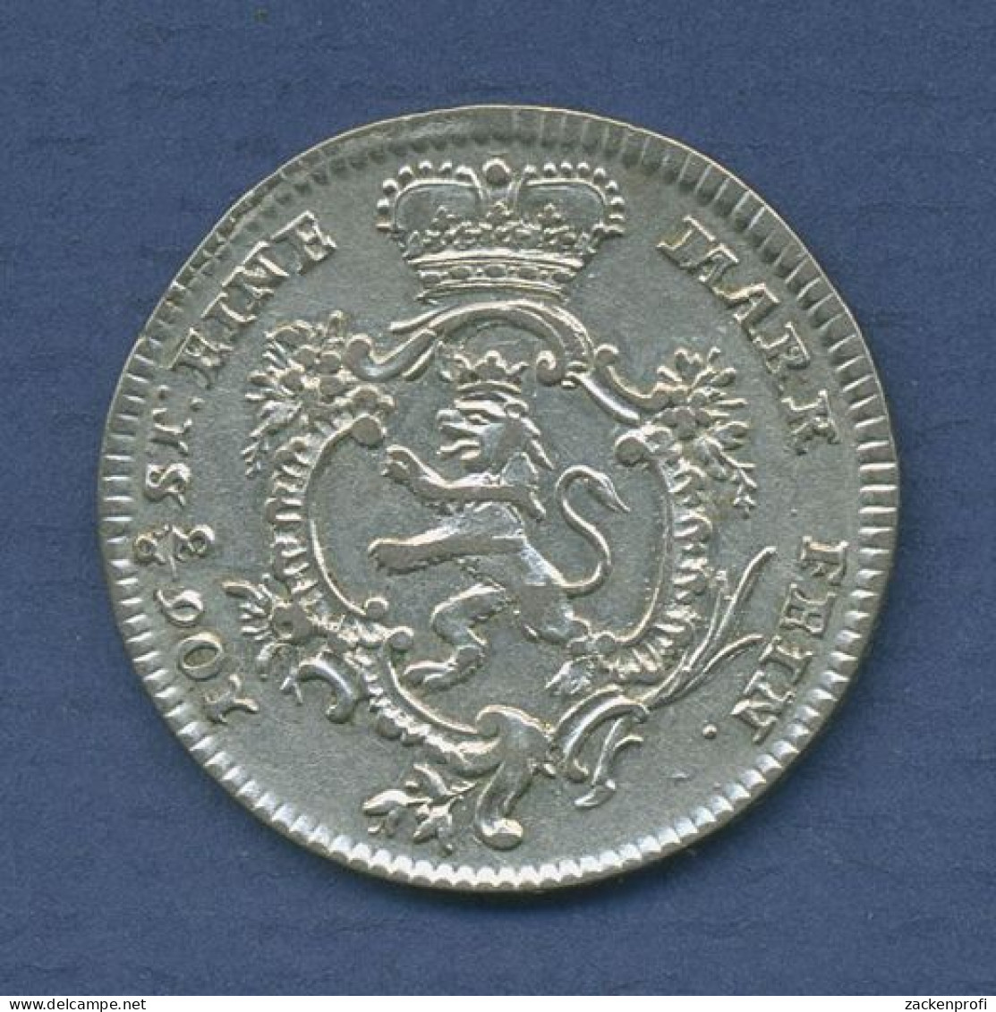 Hessen-Kassel 1/8 Reichstaler 1766 FU, Friedrich II., Schütz 1865.1 Vz (m3804) - Groschen & Andere Kleinmünzen