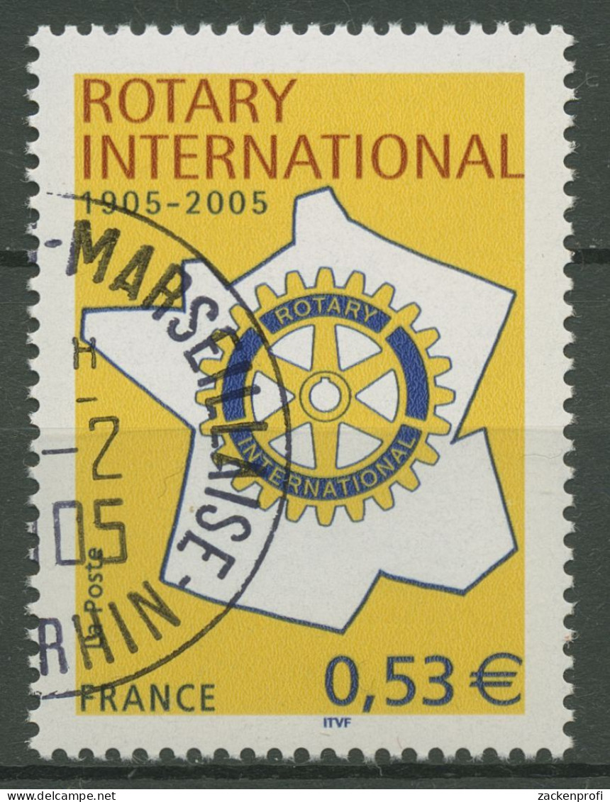 Frankreich 2005 Rotary International Emblem 3901 Gestempelt - Used Stamps