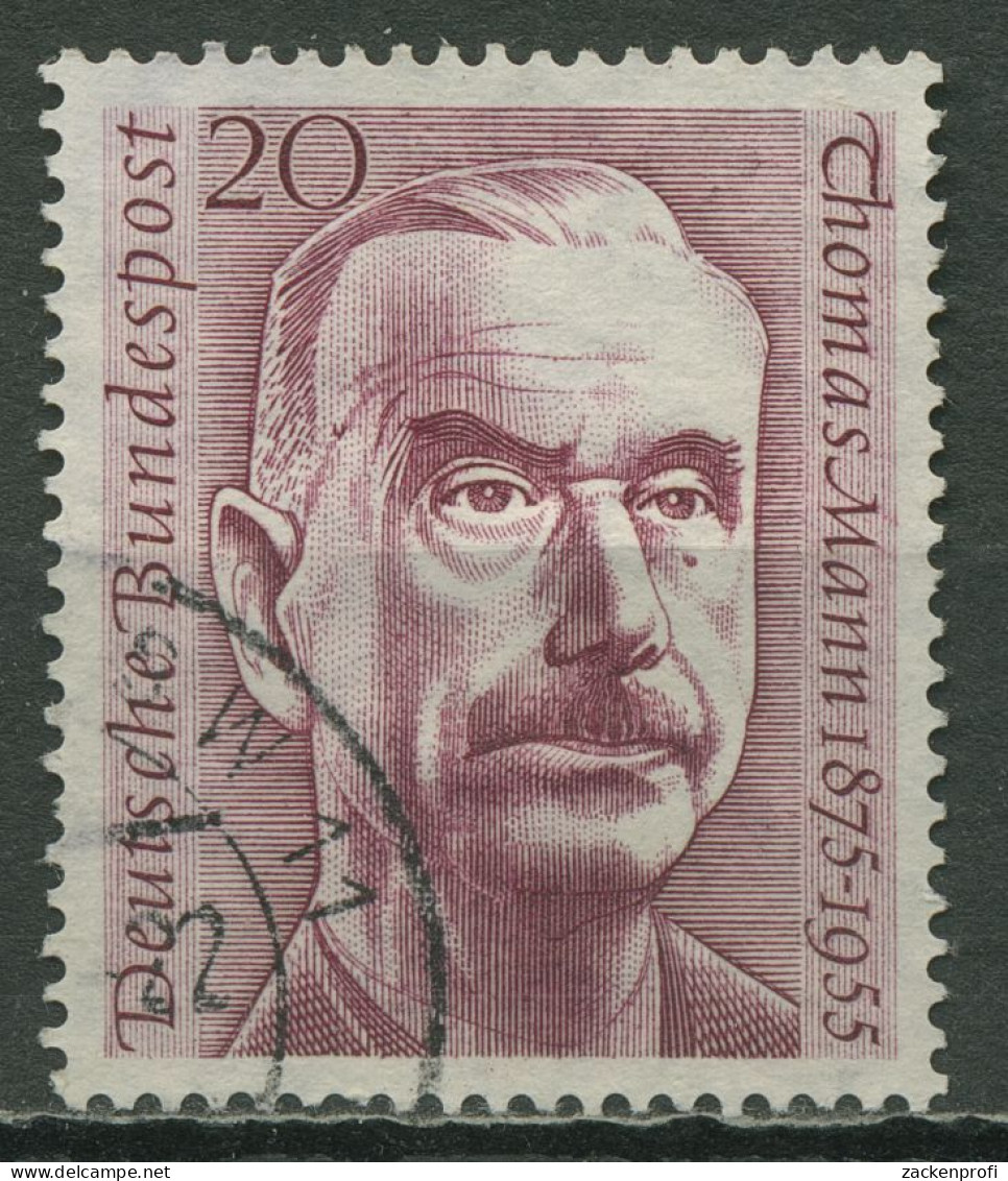 Bund 1956 1. Todestag Von Thomas Mann 237 Gestempelt - Used Stamps