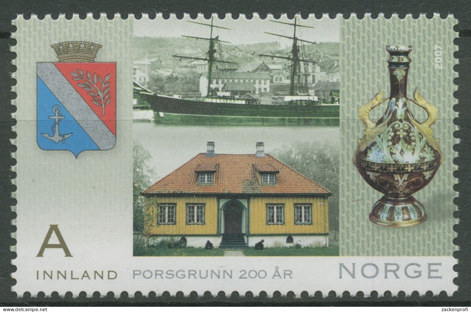 Norwegen 2007 Stadt Porsgrunn 1609 Postfrisch - Unused Stamps