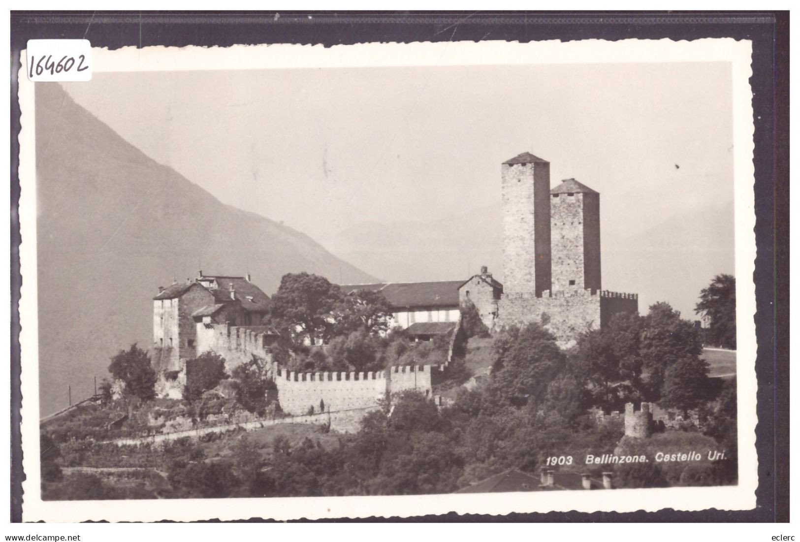 BELLINZONA - CASTELLO URI - TB - Bellinzone