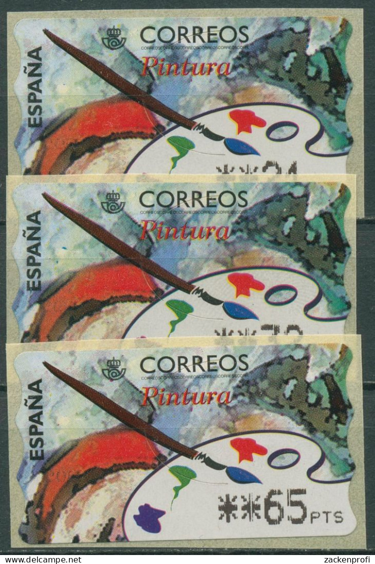 Spanien 1997 Automatenmarken Farbpalette 3 Wertstufen ATM 17 Postfrisch - Unused Stamps