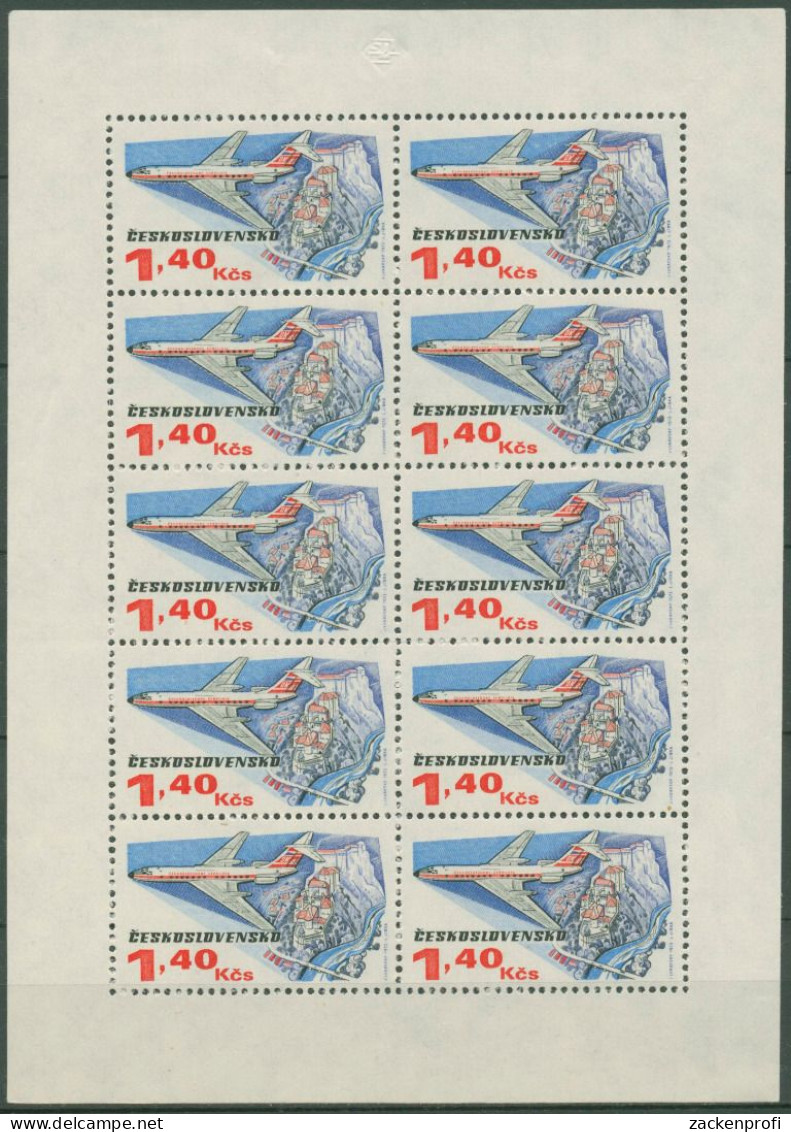 Tschechoslowakei 1973 Flugzeuge 2168 K Postfrisch (C62851) - Blocks & Sheetlets