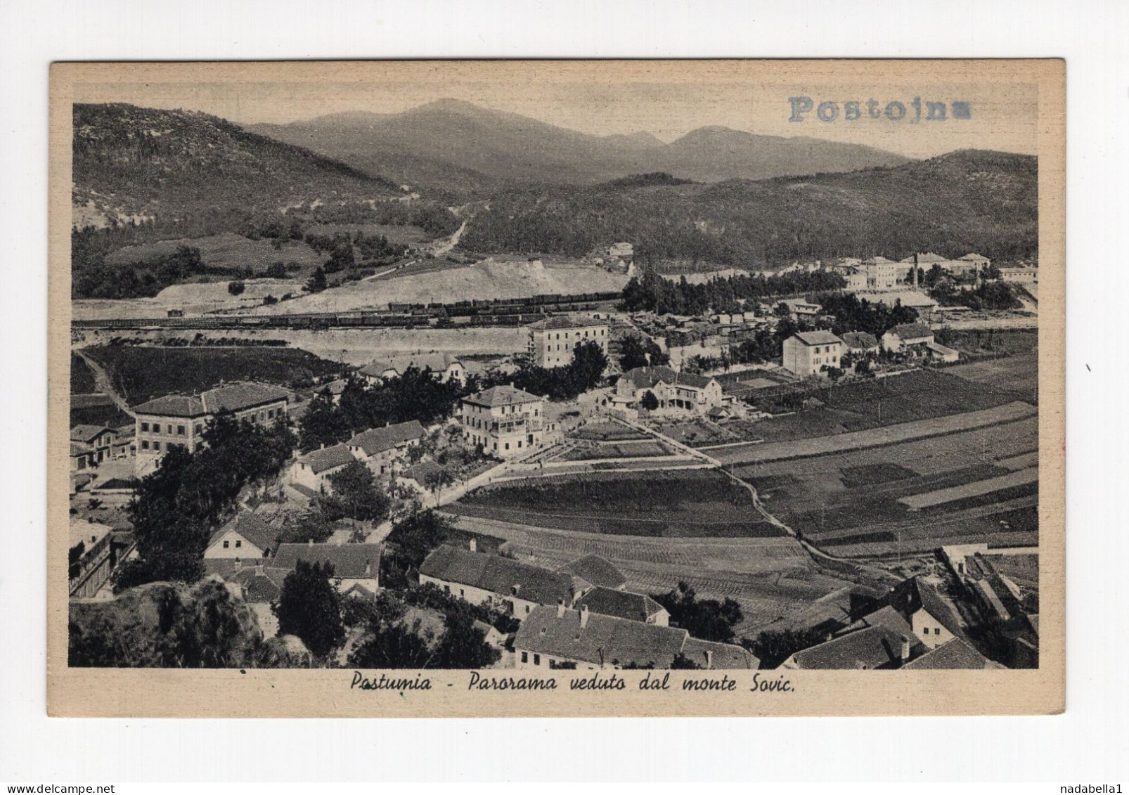 1948. YUGOSLAVIA,SLOVENIA,POSTOJNA,POSTCARD,USED,ITALIAN ISSUE - Jugoslawien
