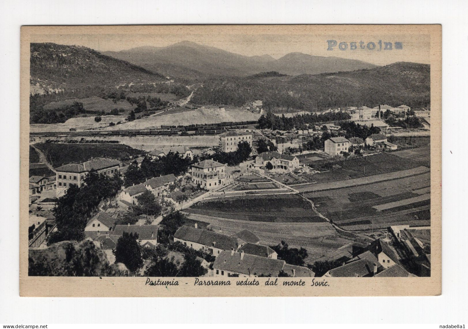 1948. YUGOSLAVIA,SLOVENIA,POSTOJNA,POSTCARD,USED,ITALIAN ISSUE - Joegoslavië