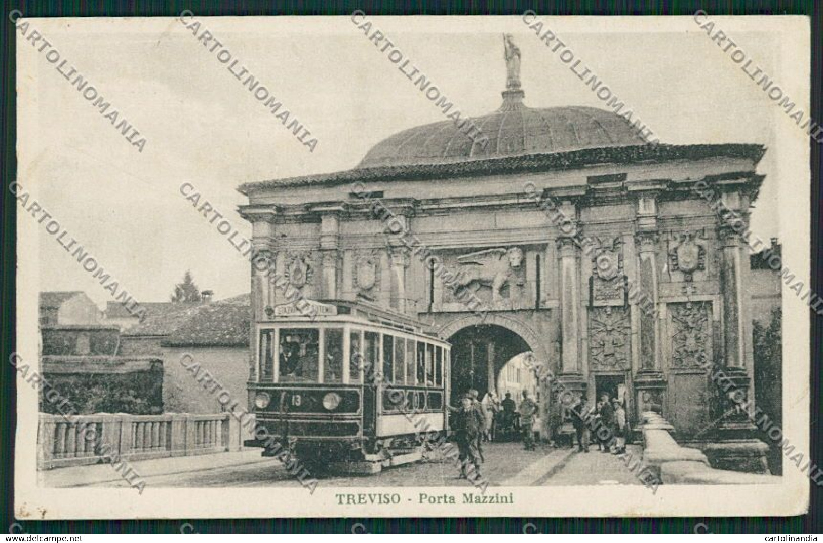 Treviso Città Tram Cartolina EE5105 - Treviso