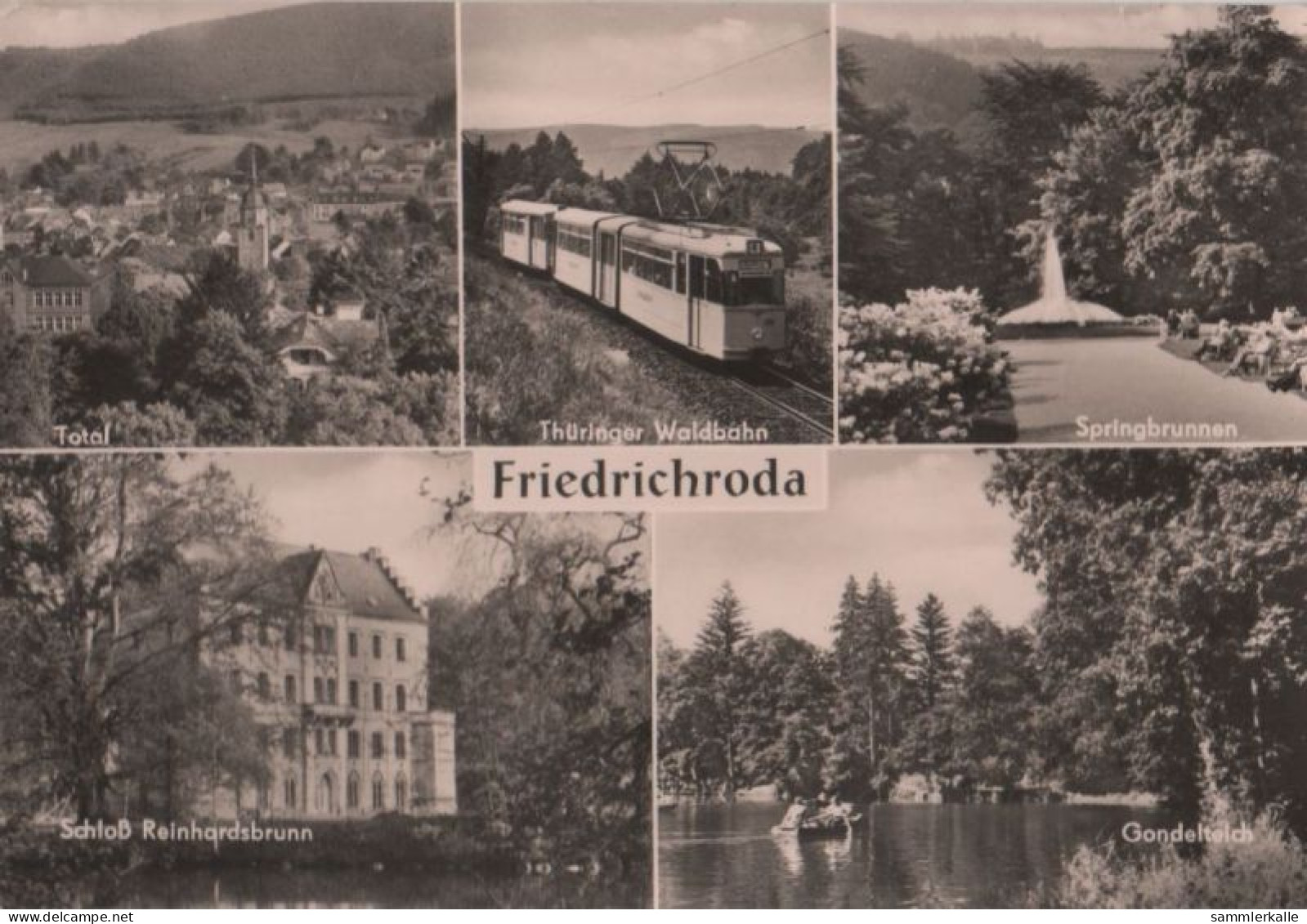 82050 - Friedrichroda - U.a. Schloss Reinhardsbrunn - 1973 - Friedrichroda