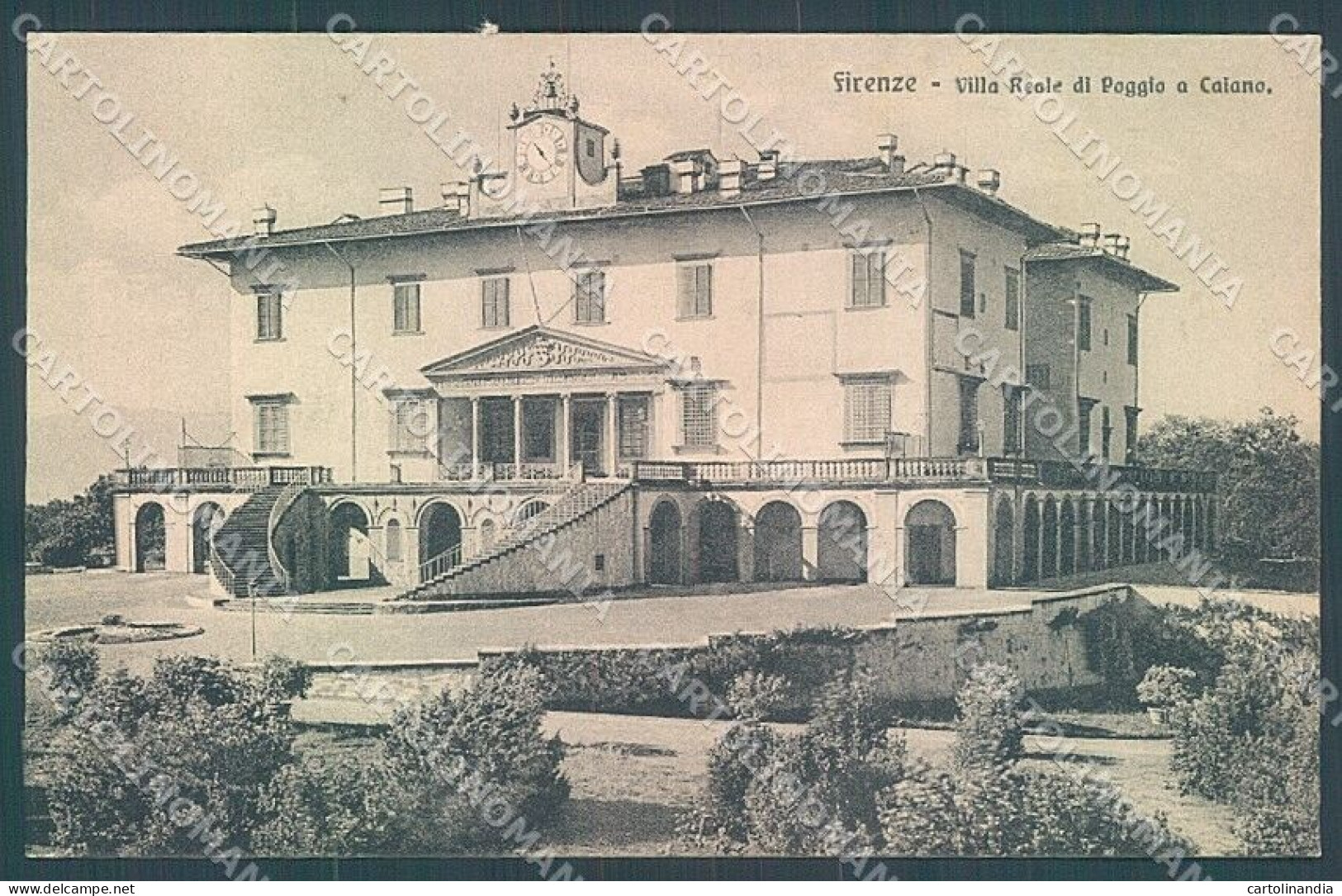 Prato Poggio A Cajano Villa Reale Cartolina JK5272 - Prato