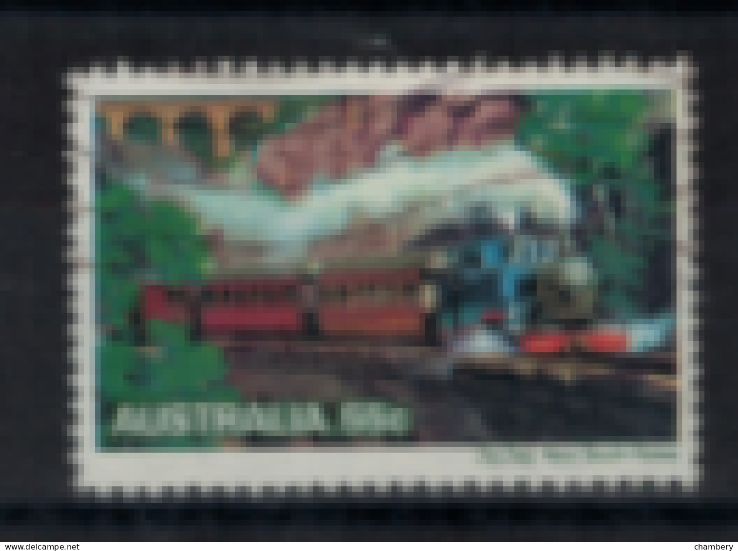 Australie - "Loco Et Train : Puffing BIlly" De Victoria" - Oblitéré N° 663 De 1979 - Gebraucht