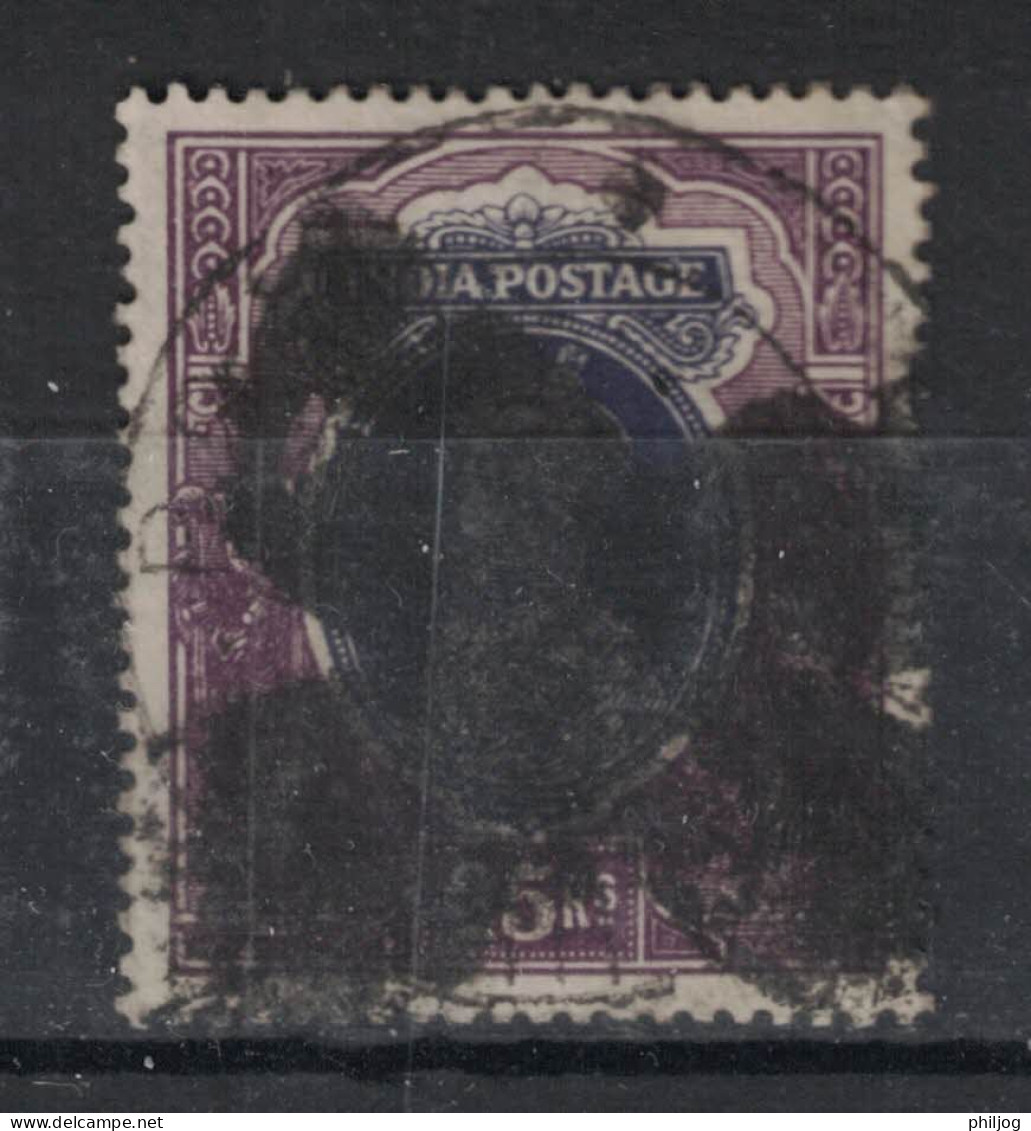 Inde 1937 - Yvert 160 Oblitéré - Sc#160, - KGVI 25R - Roi George VI - 1936-47 King George VI