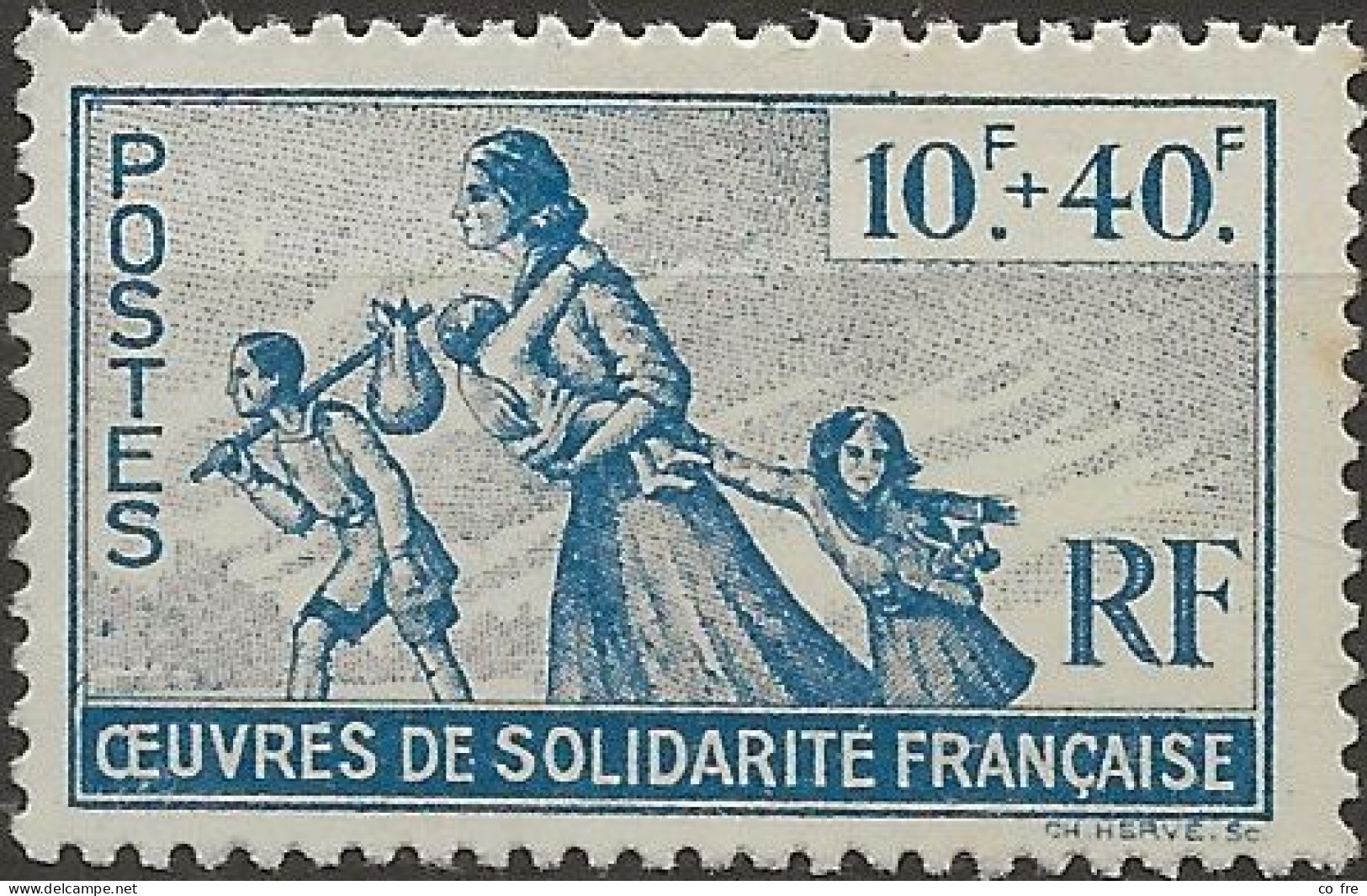 Timbres Du C.F.L.N. N°7** (ref.2) - Sellos De Guerra