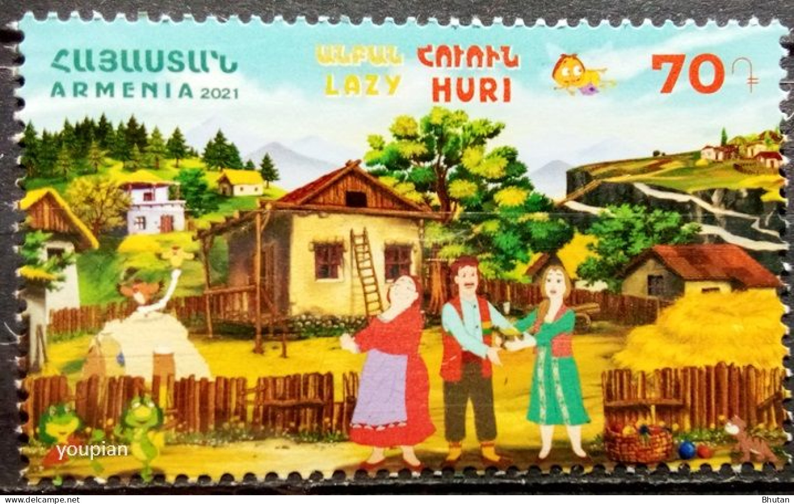 Armenia 2021, Armenian Cartoons, MNH Single Stamp - Armenien