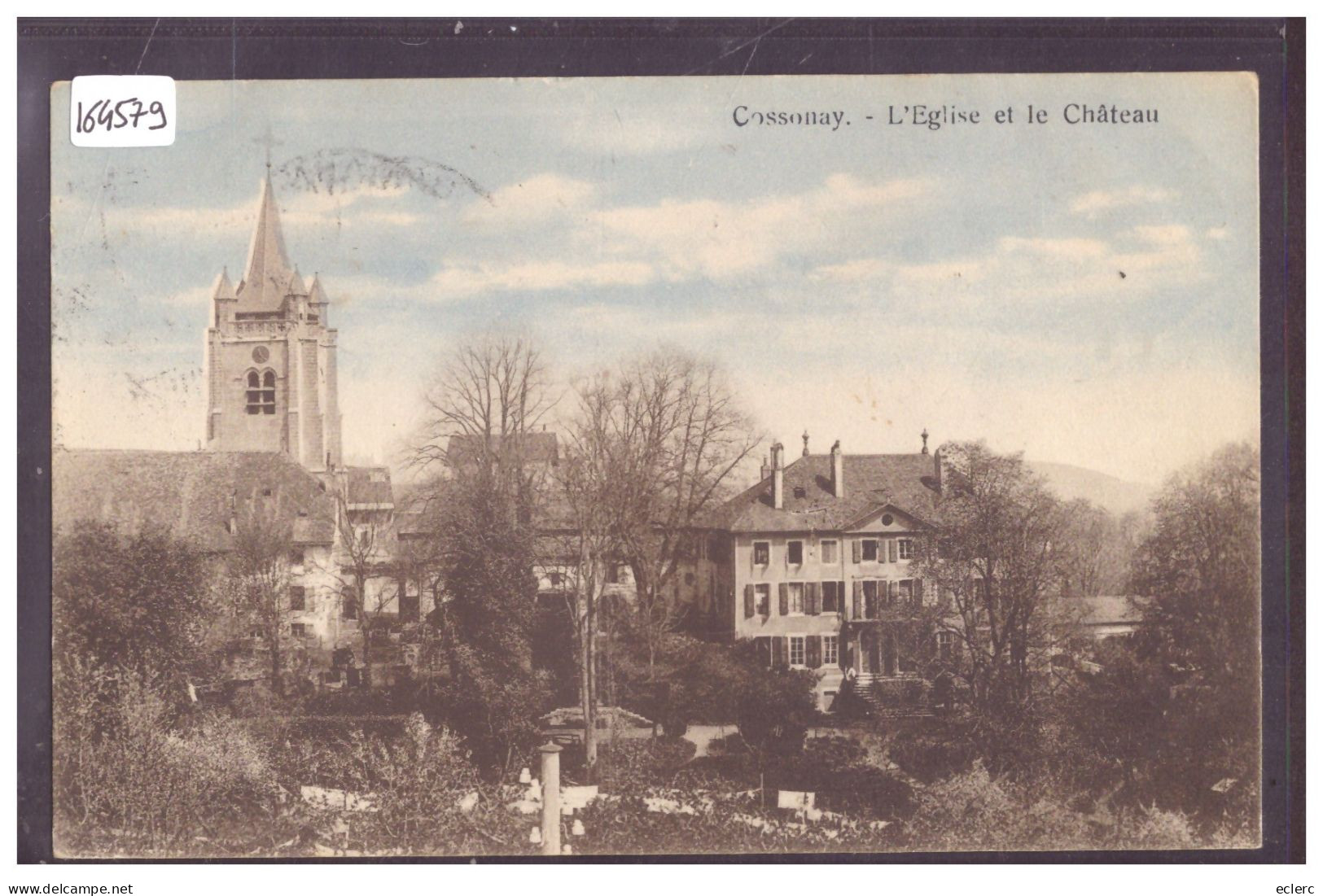 DISTRICT DE COSSONAY - COSSONAY - EGLISE ET CHATEAU - TB - Cossonay