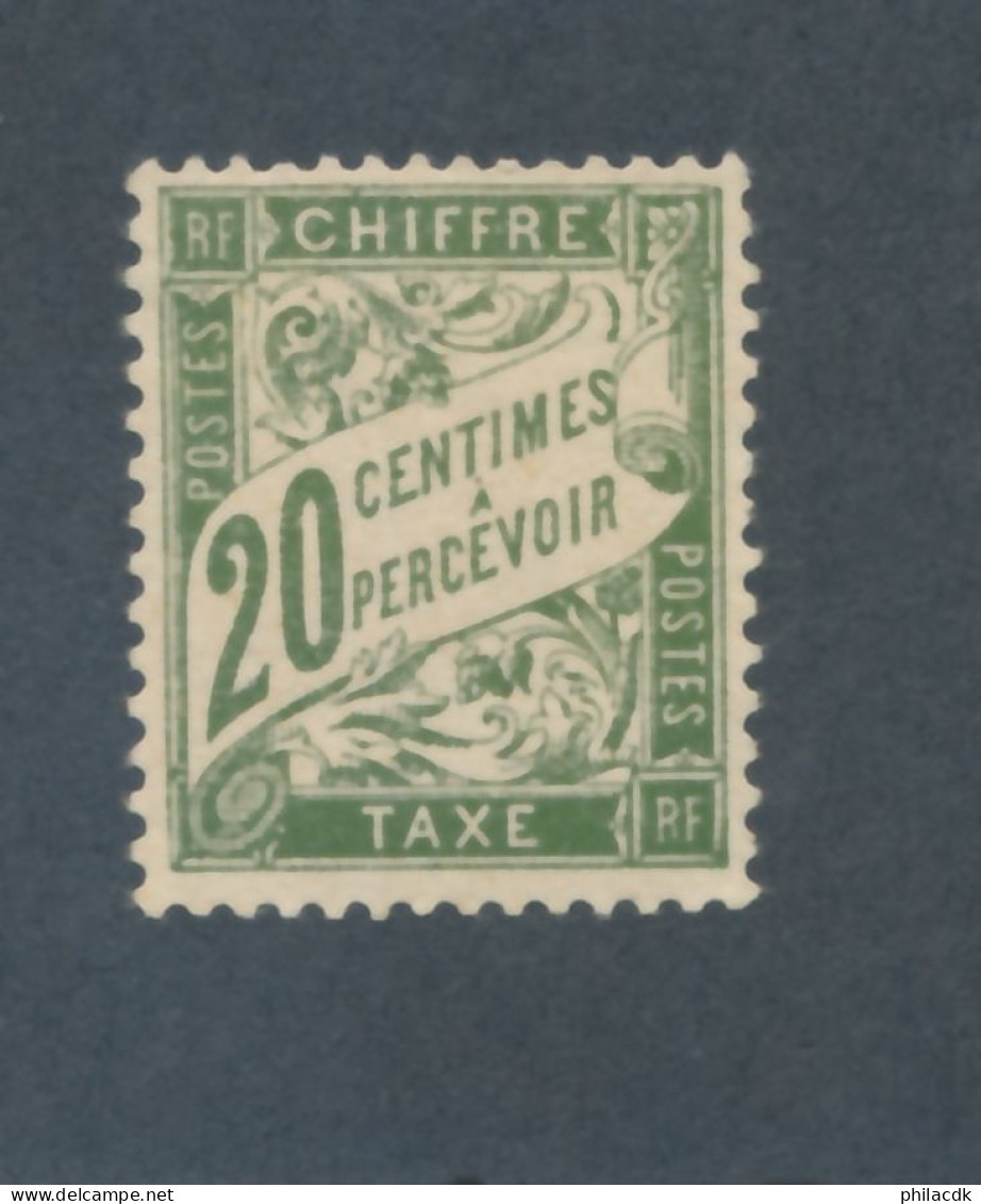 FRANCE - TAXE N° 31 NEUF* AVEC CHARNIERE - 1893/1935 - 1859-1959 Mint/hinged