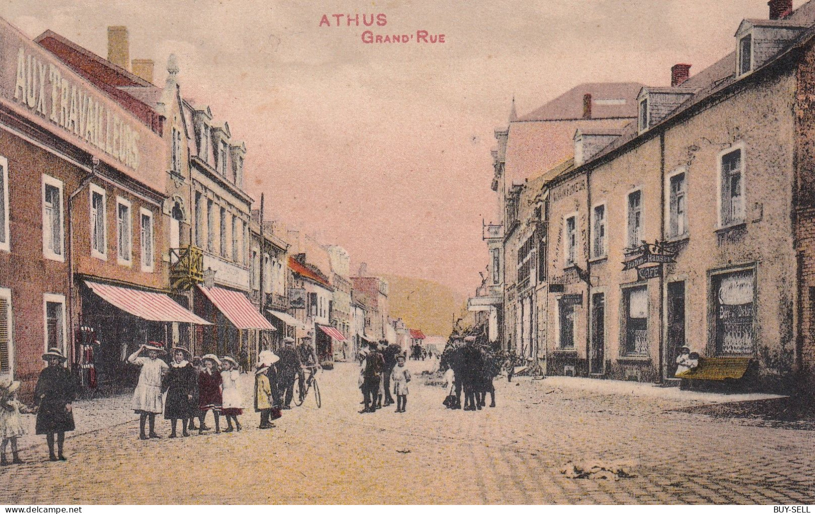 BELGIQUE - ATHUS - GRAND RUE - En Couleur - Aubange