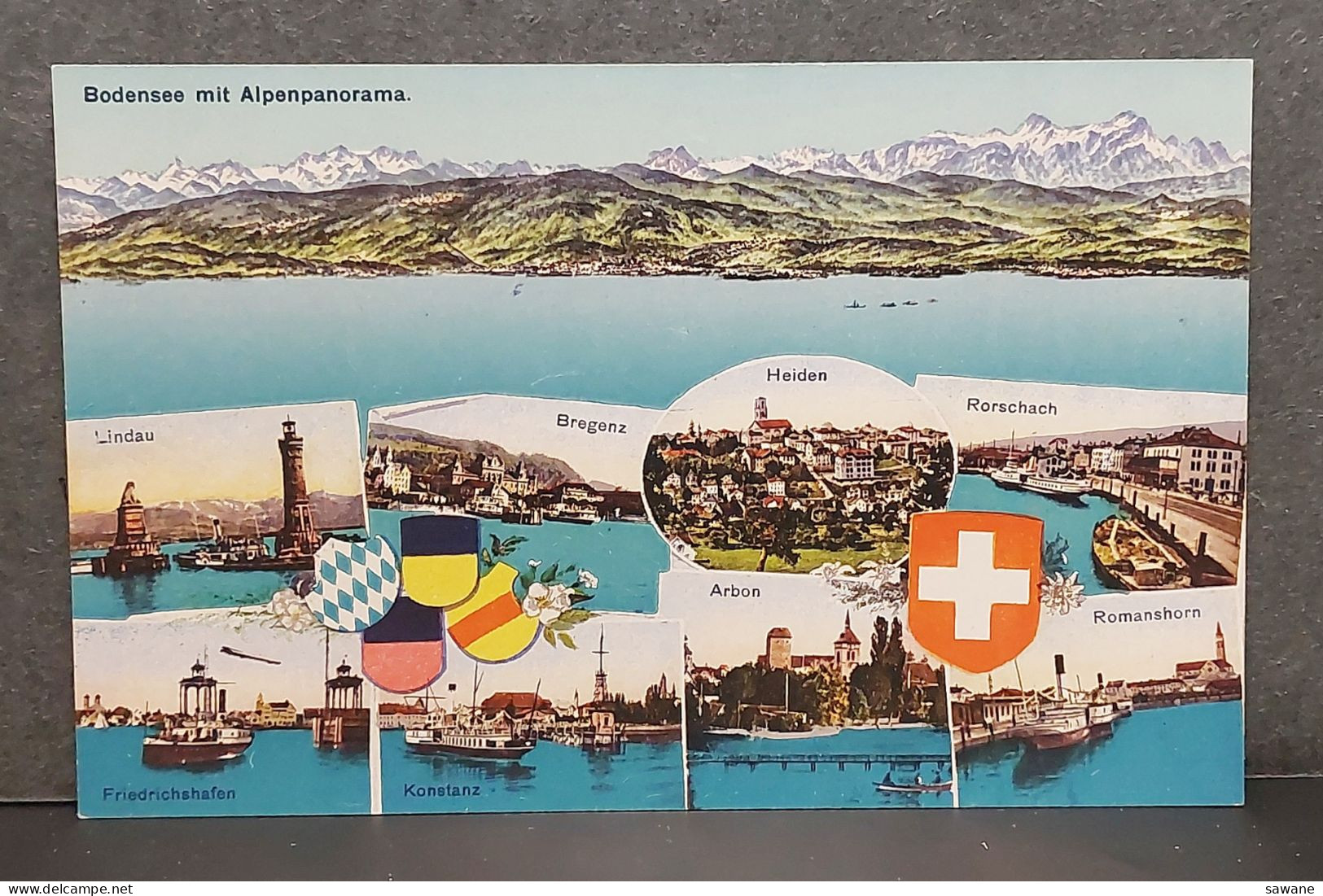 SUISSE , BODENSEE MIT ALPENPANORAMA , LOT 174 - Autres & Non Classés