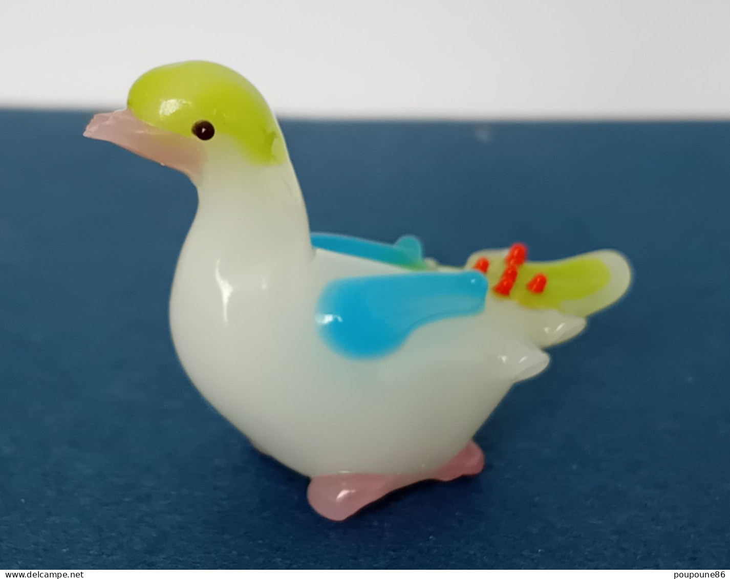 FEVE - FEVES -  "ANIMAUX PATE DE VERRE" - CANARD H : 2,6 Cm - Tiere