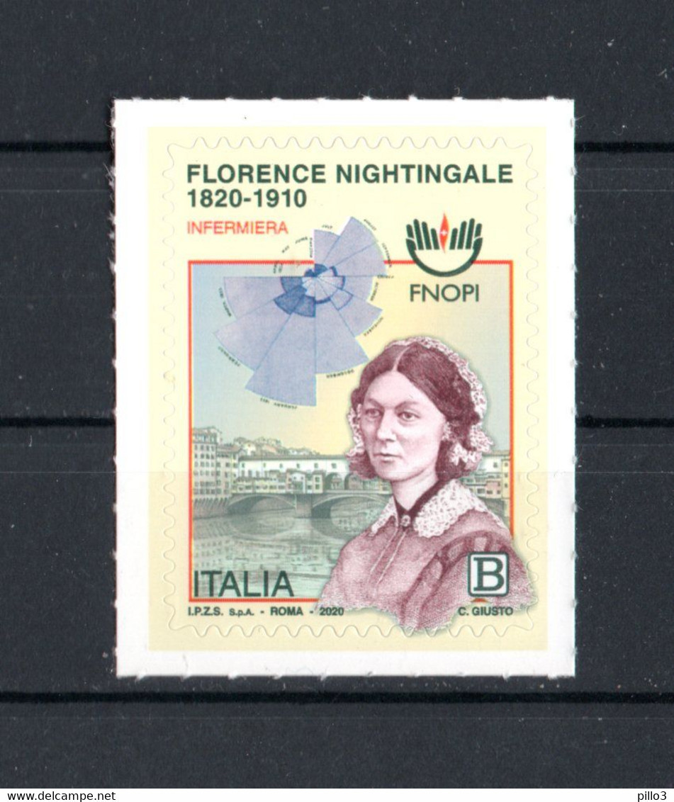 ITALIA  :  Florence NIGHTINGALE  - 1 Val. MNH**  Del  29.10.2020 - 2011-20: Neufs