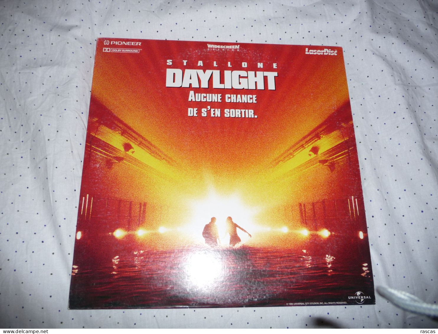 LASER DISC DU FILM DE ROB COHEN DAYLIGHT AVEC SYLVESTER STALLONE - Altri