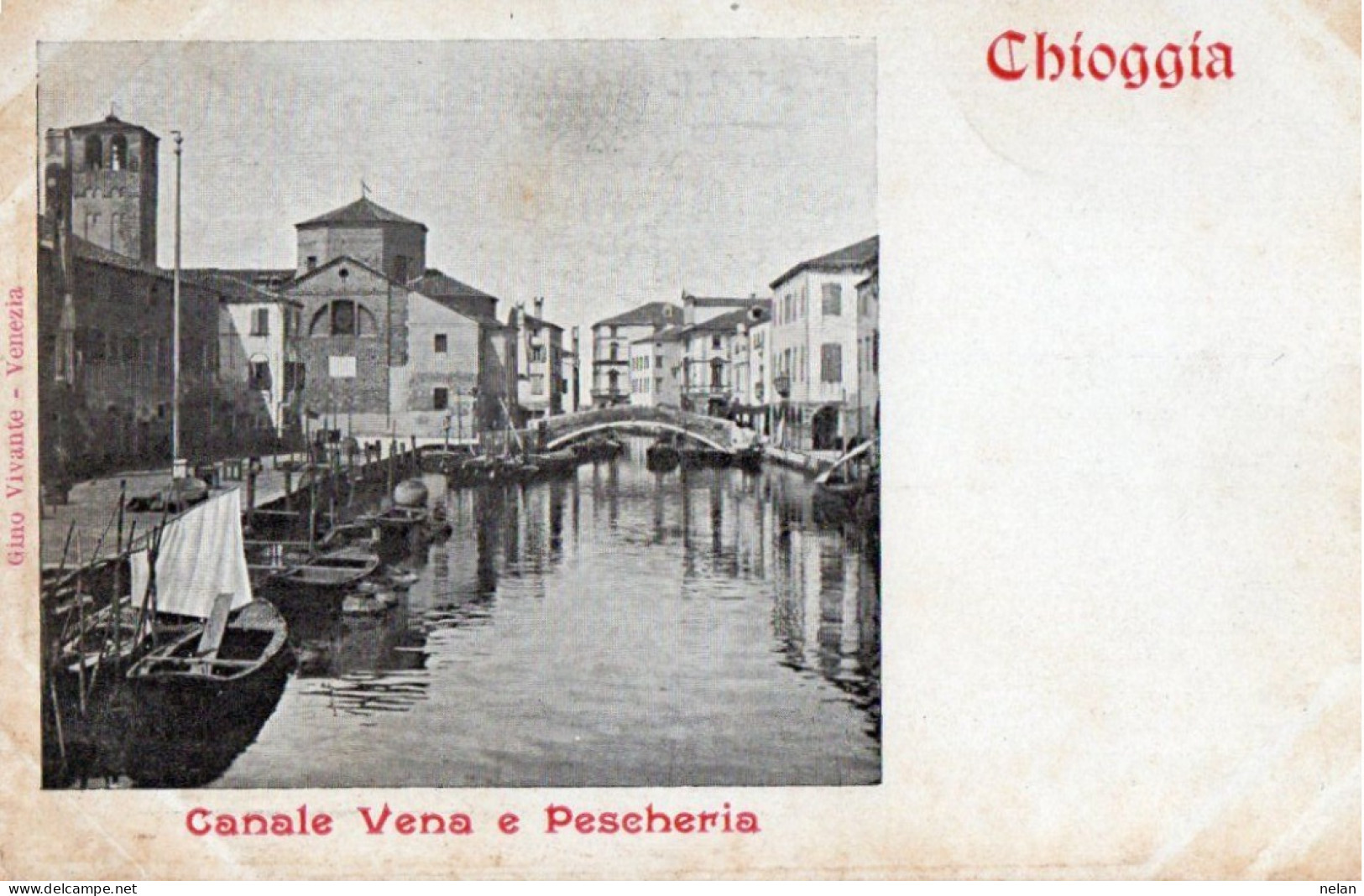 CHIOGGIA - CANALE VENA E PESCHERIA - F.P. - Chioggia