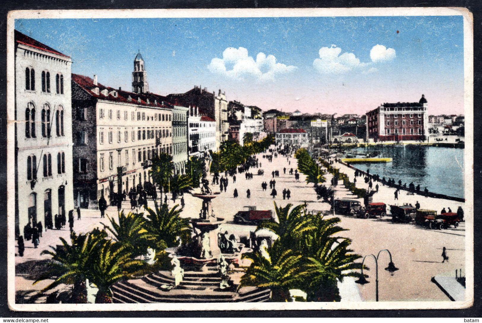 704 - Croatia - Split 1933 - Old Postcard - Croatia