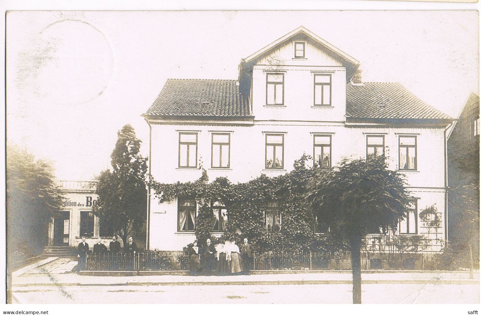 Foto-AK Seesen, Lautenthaler Straße Mit Gebäude Seesener Beobachter 1909 - Seesen