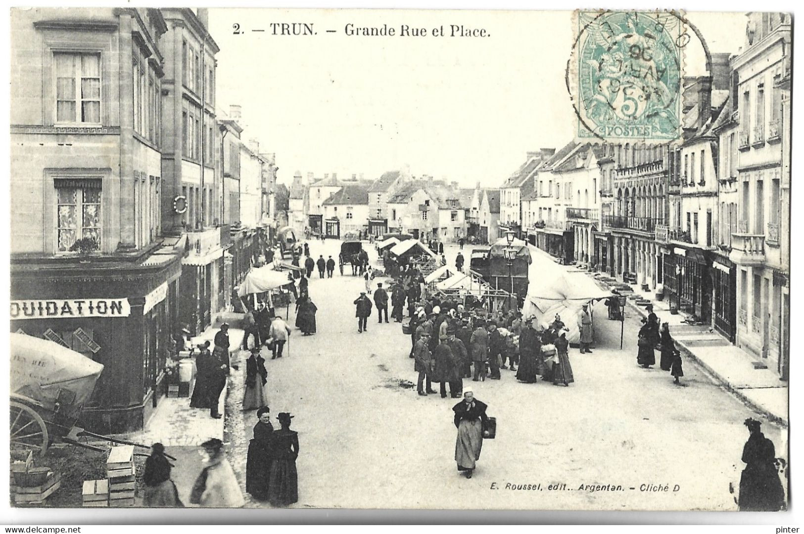 TRUN - Grande Rue Et Place - Trun