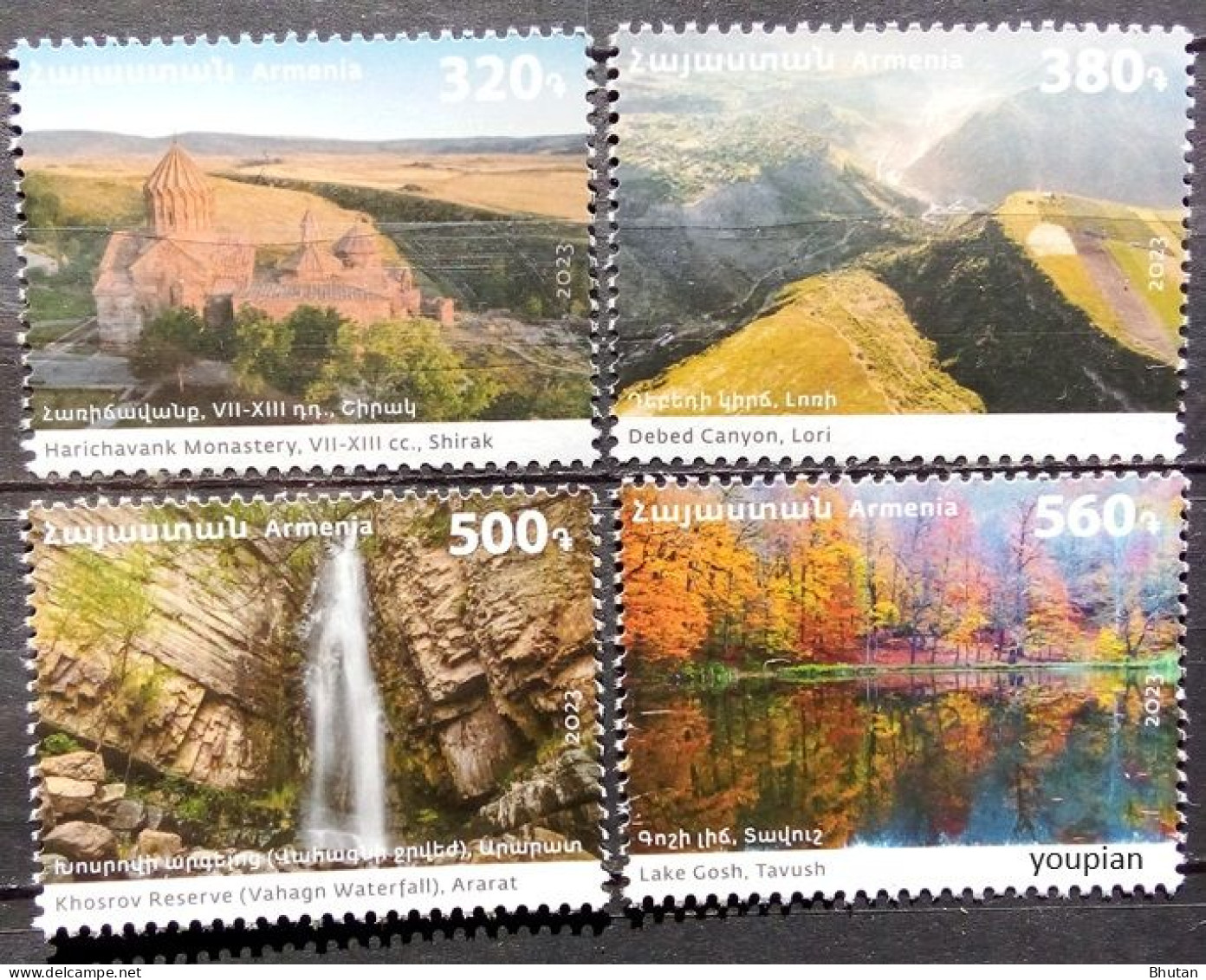 Armenia 2023, Sights Of Armenia, MNH Stamps Set - Armenië