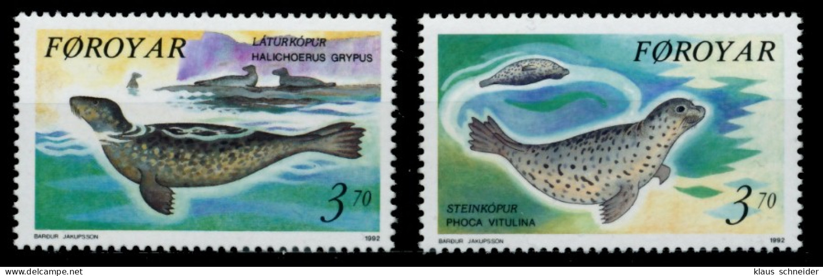 FÄRÖER Nr 235-236 Postfrisch X90E322 - Faroe Islands
