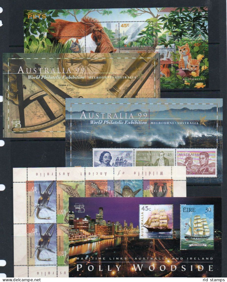 AUSTRALIA - Selection Of  5 S/sheets MNH - Ungebraucht