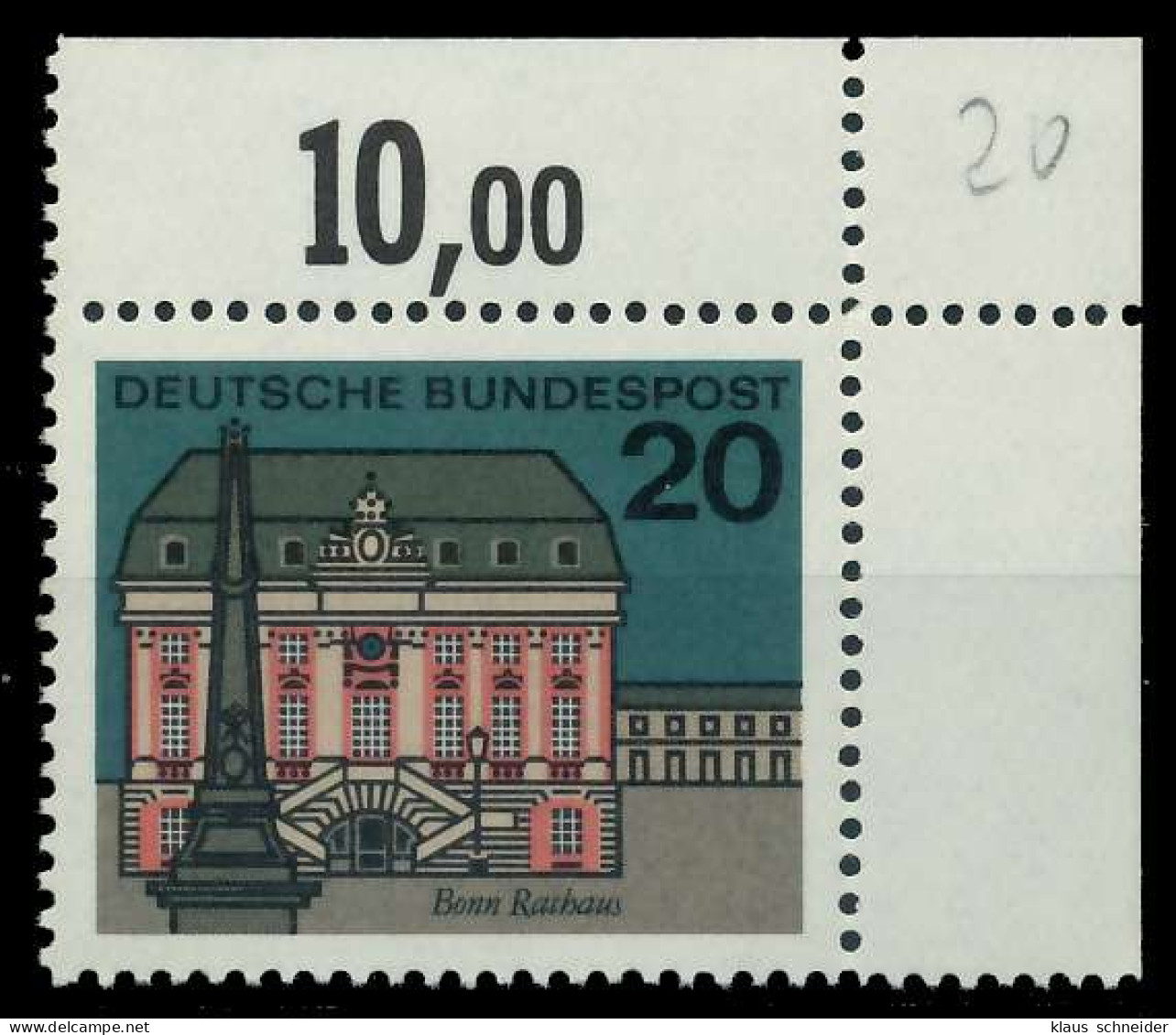 BRD 1964 Nr 424 Postfrisch ECKE-ORE X7ECB5A - Unused Stamps
