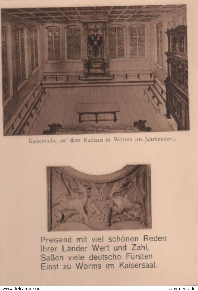 43447 - Worms - Rathaus, Kaiserstube - Ca. 1935 - Worms