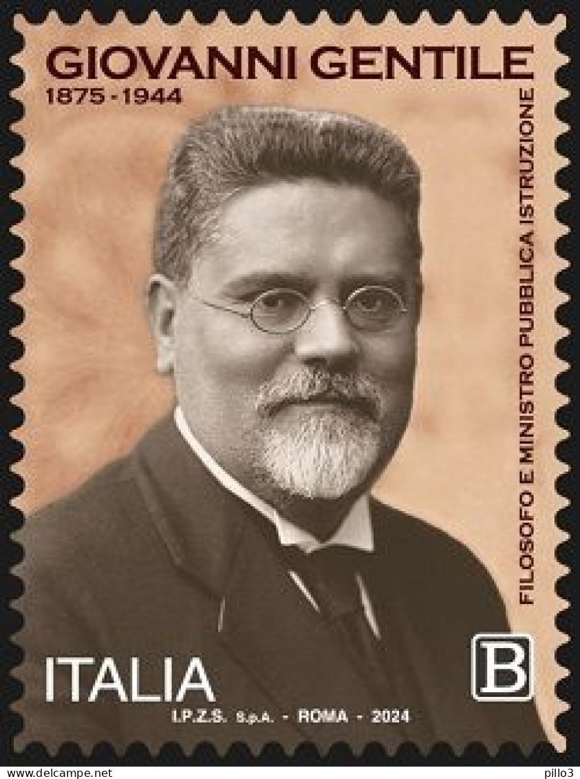 ITALIA :  Giovanni  Gentile  - 1 Val.  MNH**   10.04.2024 - 2011-20: Nieuw/plakker