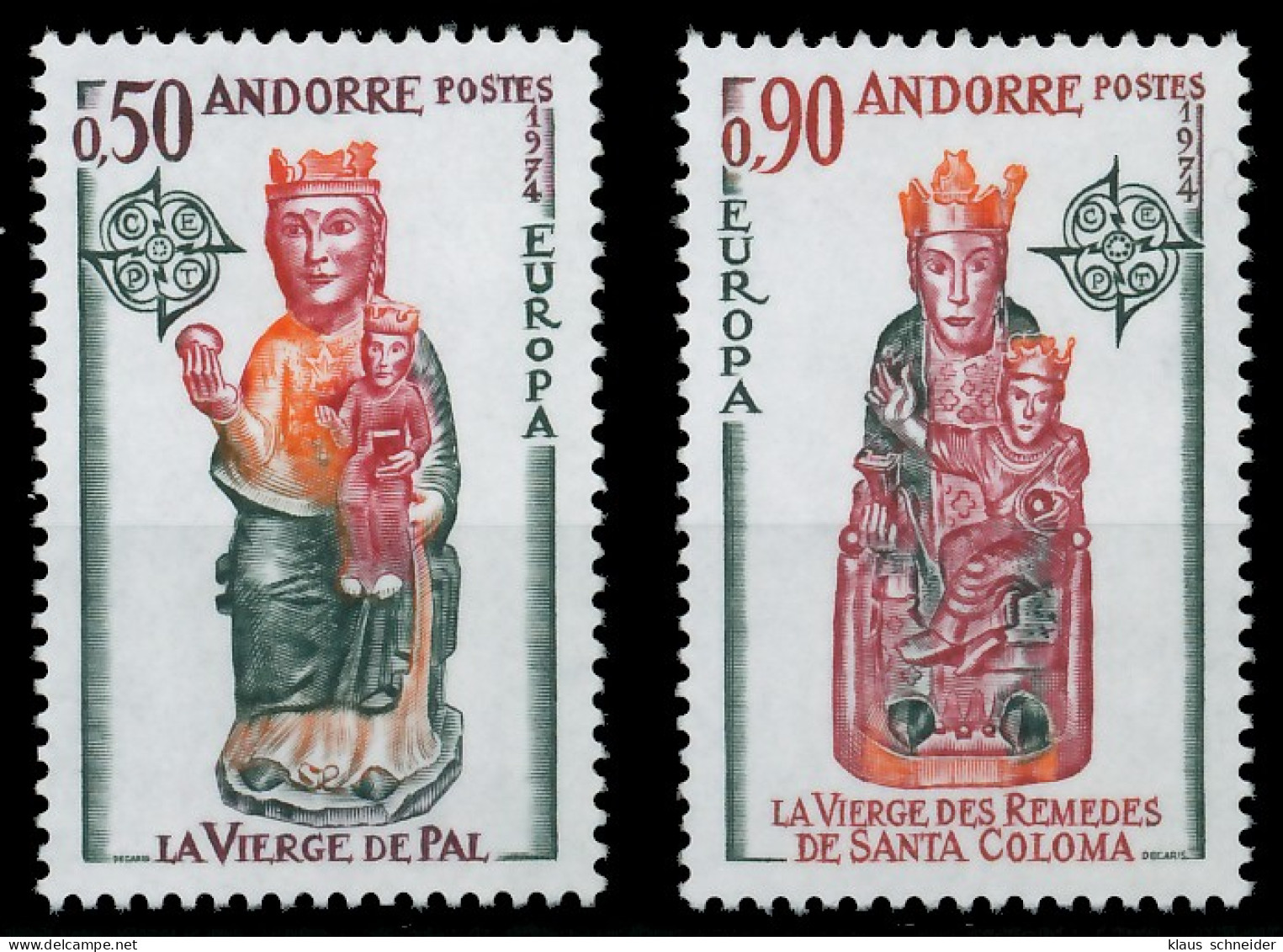 ANDORRA FRZ.-POST Nr 258-259 Postfrisch SB1491A - Nuevos