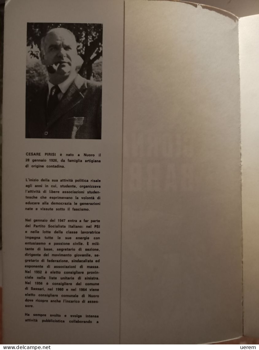 1973 SARDEGNA BARBAGIA PIRISI CESARE GIORNALE DI BARBAGIA Cagliari, Editrice Sarda Fossataro - Alte Bücher