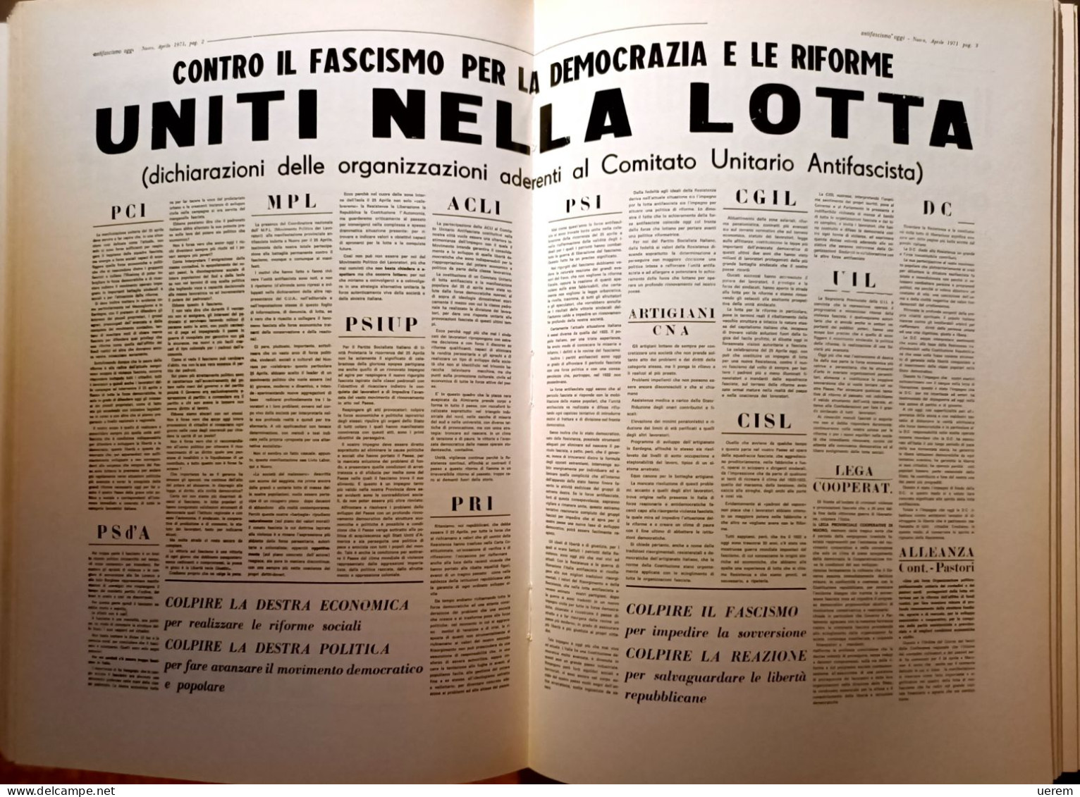 1973 SARDEGNA BARBAGIA PIRISI CESARE GIORNALE DI BARBAGIA Cagliari, Editrice Sarda Fossataro