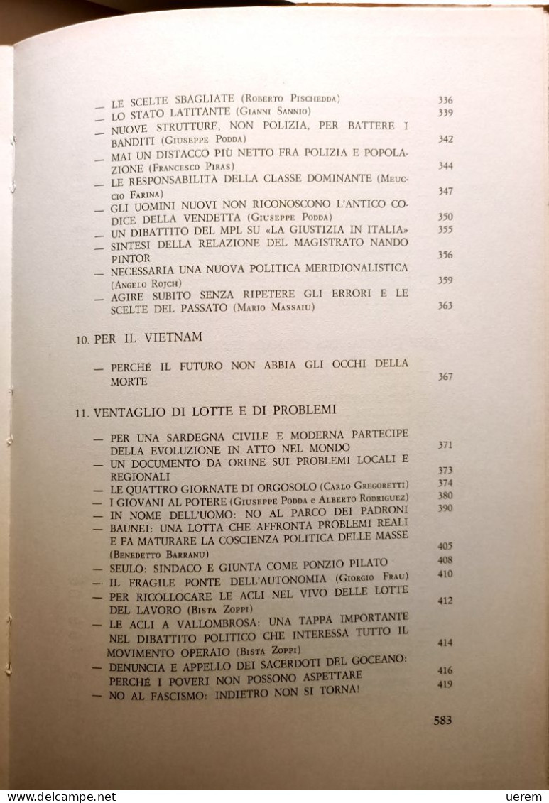 1973 SARDEGNA BARBAGIA PIRISI CESARE GIORNALE DI BARBAGIA Cagliari, Editrice Sarda Fossataro