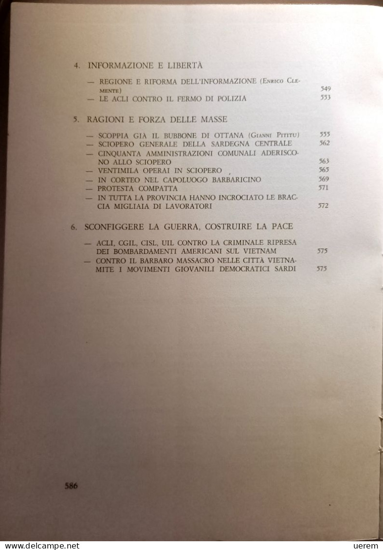 1973 SARDEGNA BARBAGIA PIRISI CESARE GIORNALE DI BARBAGIA Cagliari, Editrice Sarda Fossataro