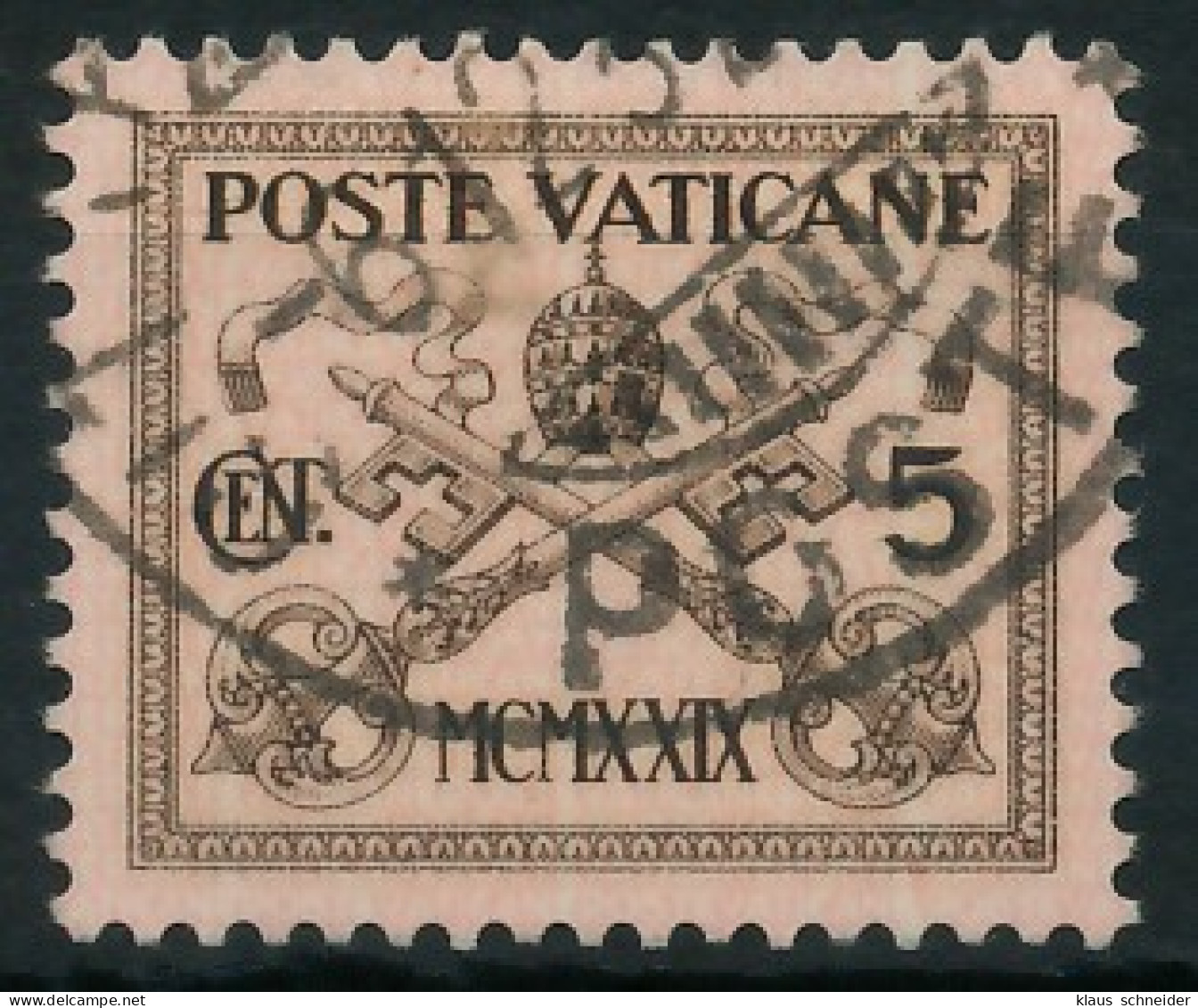 VATIKAN 1929 Nr 1 Gestempelt X3C2342 - Used Stamps