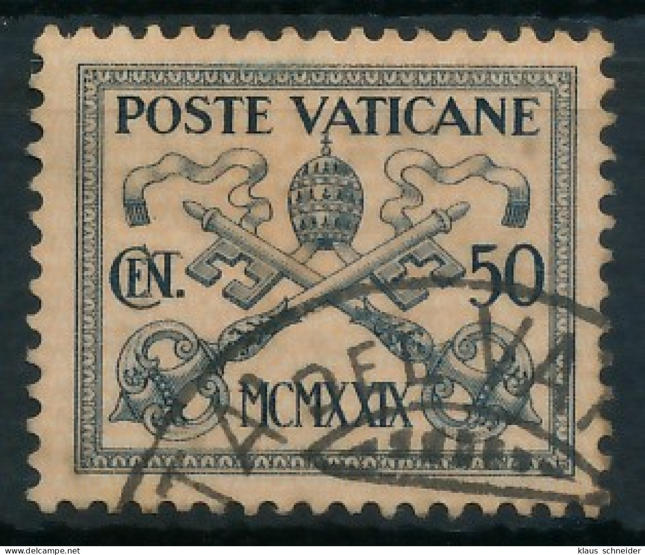 VATIKAN 1929 Nr 6 Gestempelt X3C2366 - Used Stamps