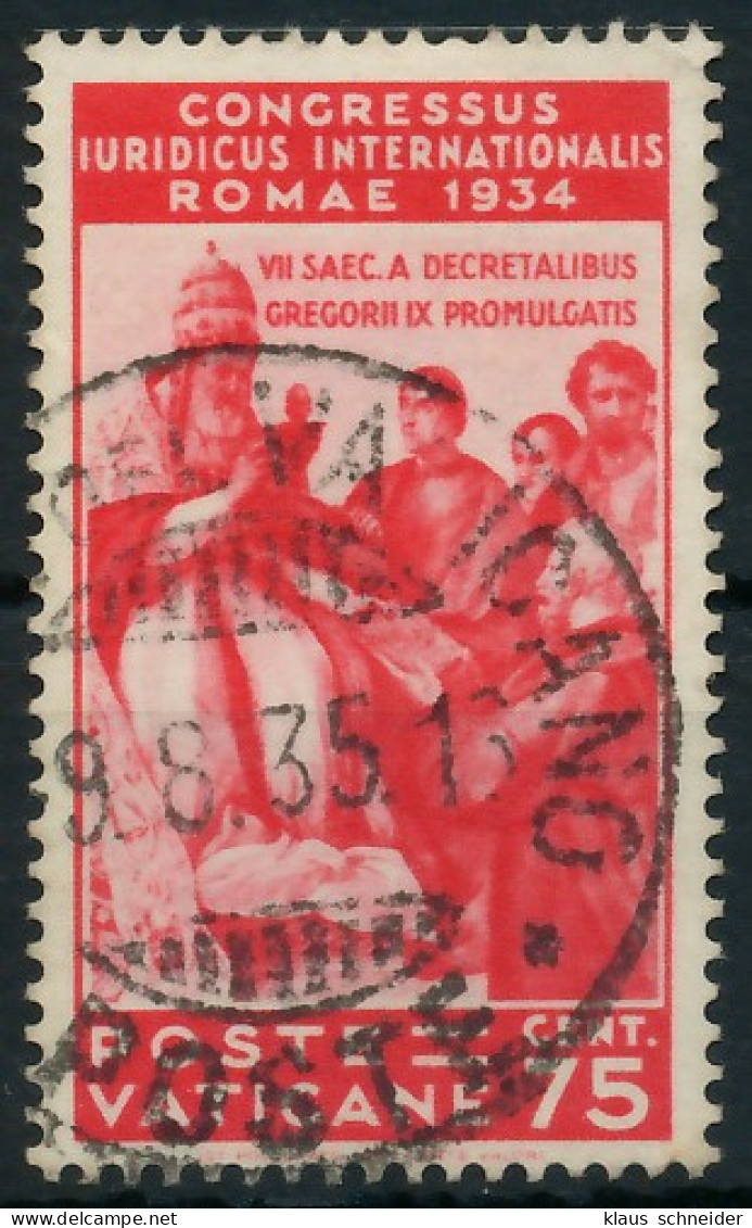 VATIKAN 1935 Nr 48 Zentrisch Gestempelt X3C2692 - Usados