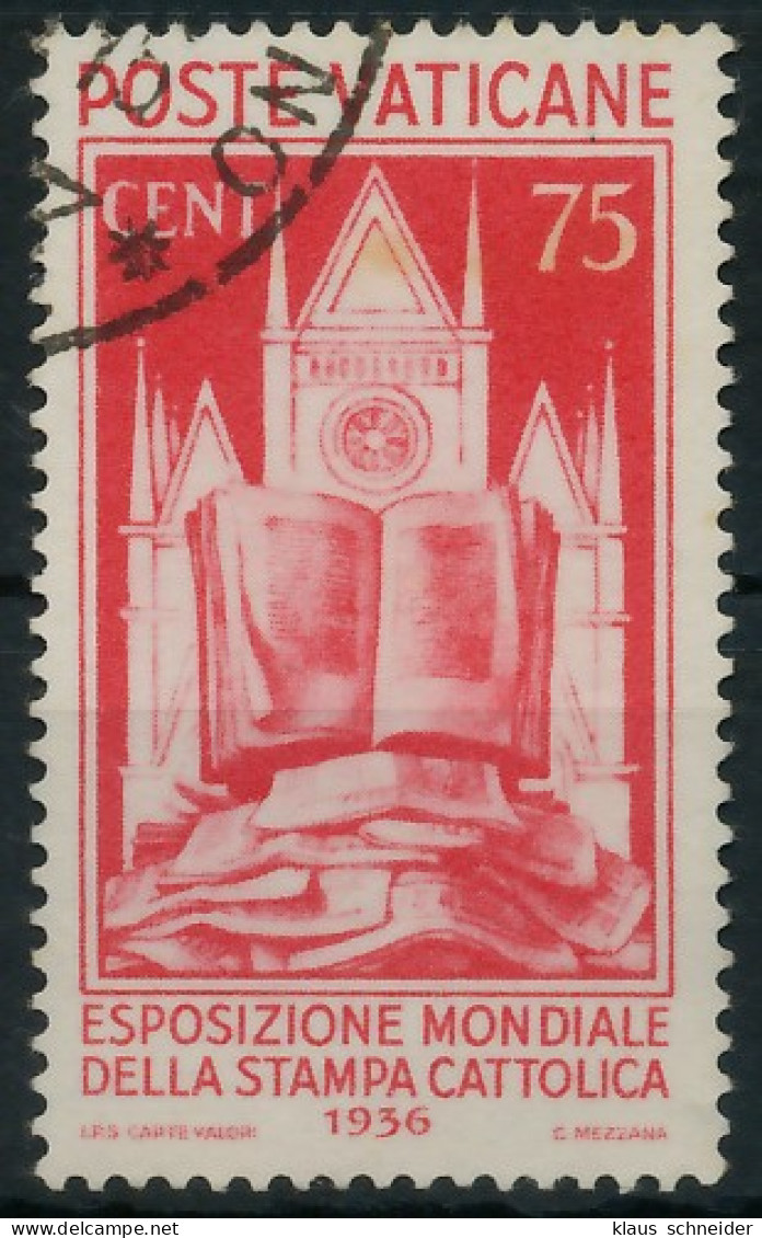 VATIKAN 1936 Nr 55 Gestempelt X3C267E - Used Stamps