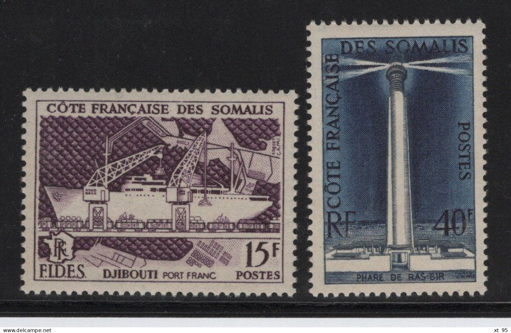 Cote Des Somalis  - N°285 + 286 - Cote 9€ - ** Neufs Sans Charniere - Unused Stamps