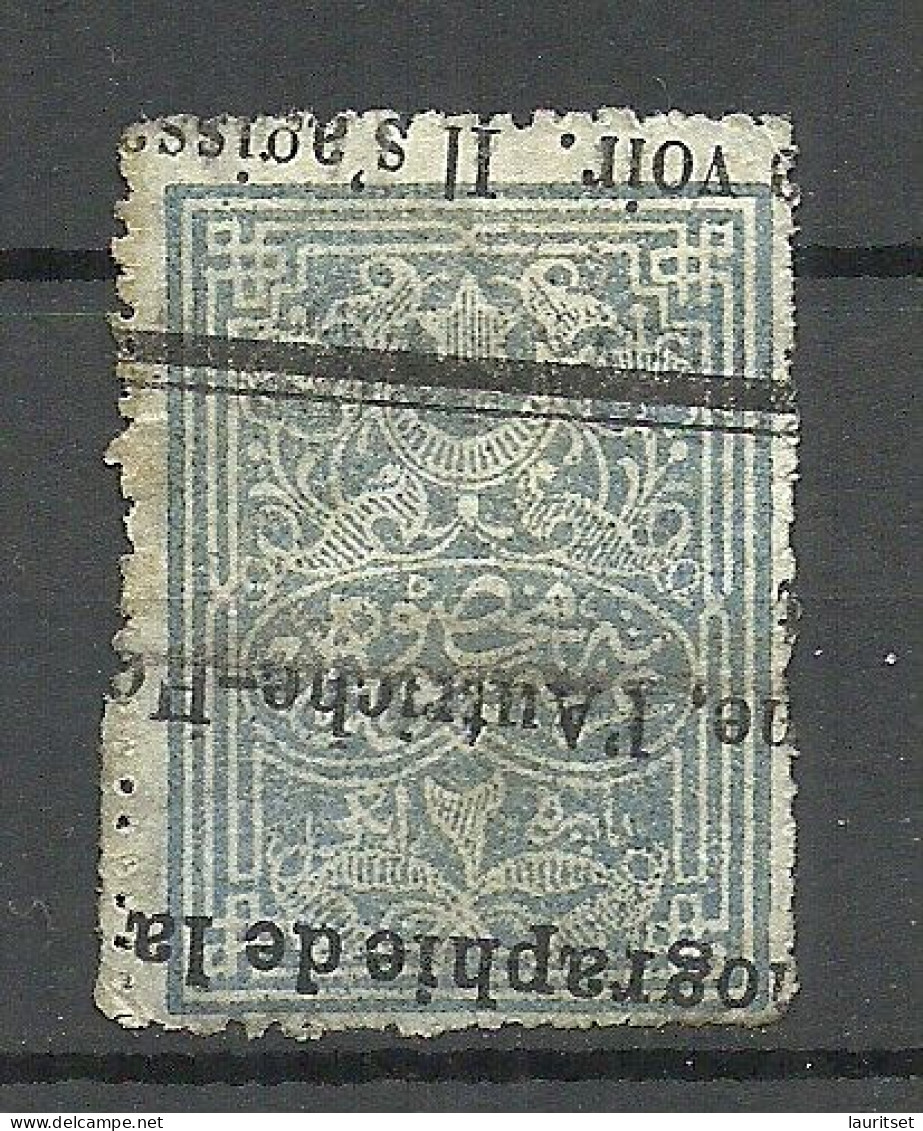 TÜRKEI Turkey 1920ies Revenue Tax Taxe O - Unused Stamps