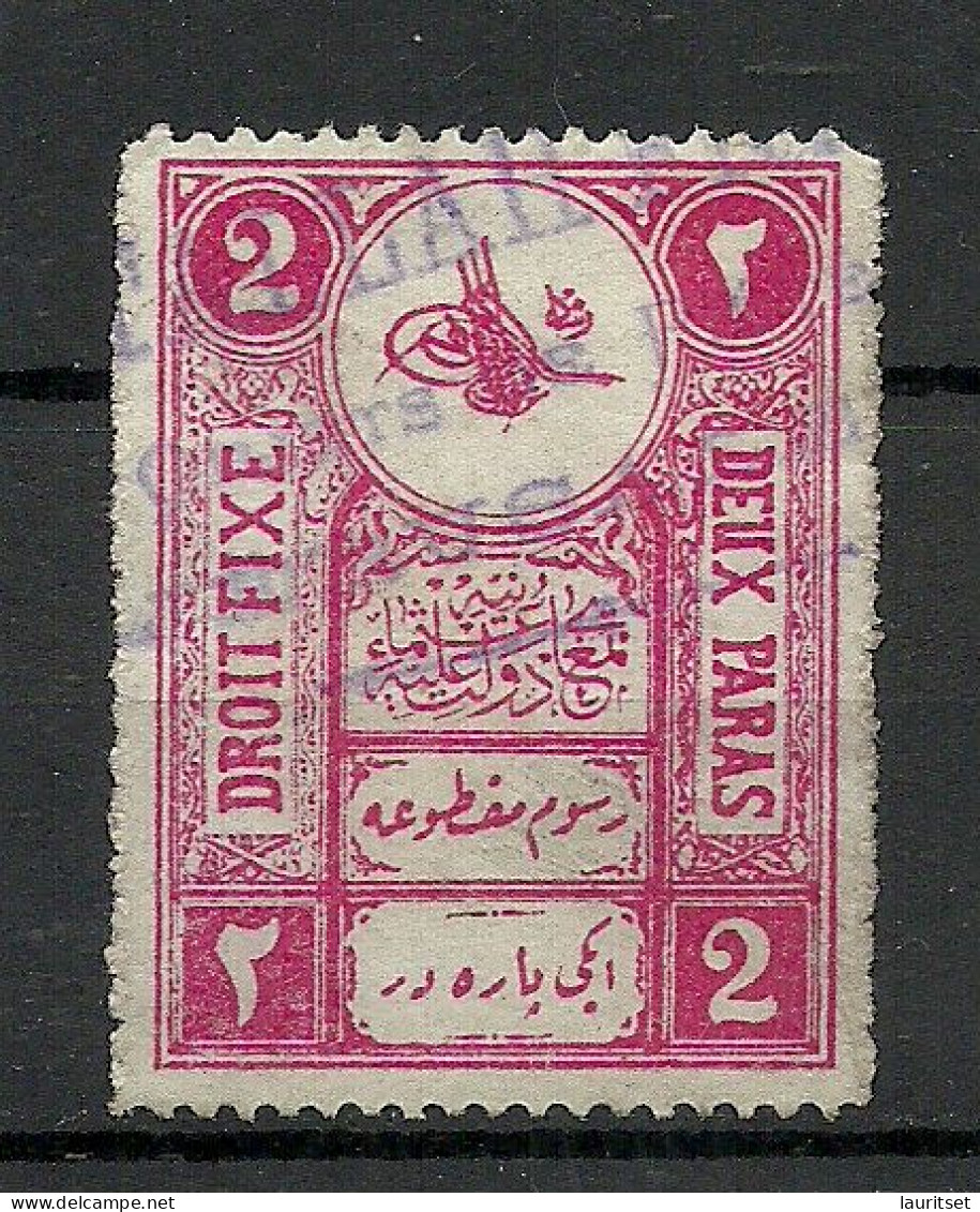 TÜRKEI Turkey Revenue Tax Taxe O - Used Stamps