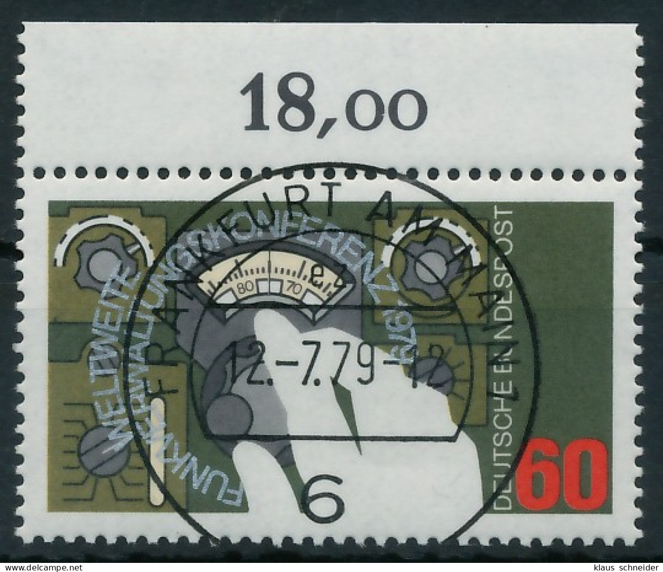 BRD BUND 1979 Nr 1015 Zentrisch Gestempelt ORA X3D6542 - Used Stamps