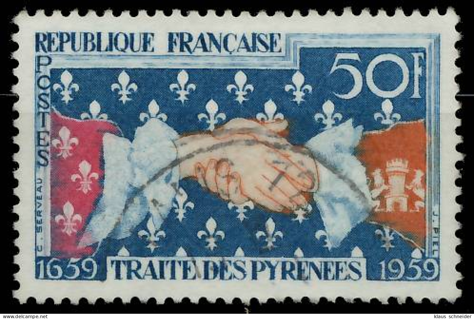 FRANKREICH 1959 Nr 1265 Gestempelt X3EBBB2 - Used Stamps
