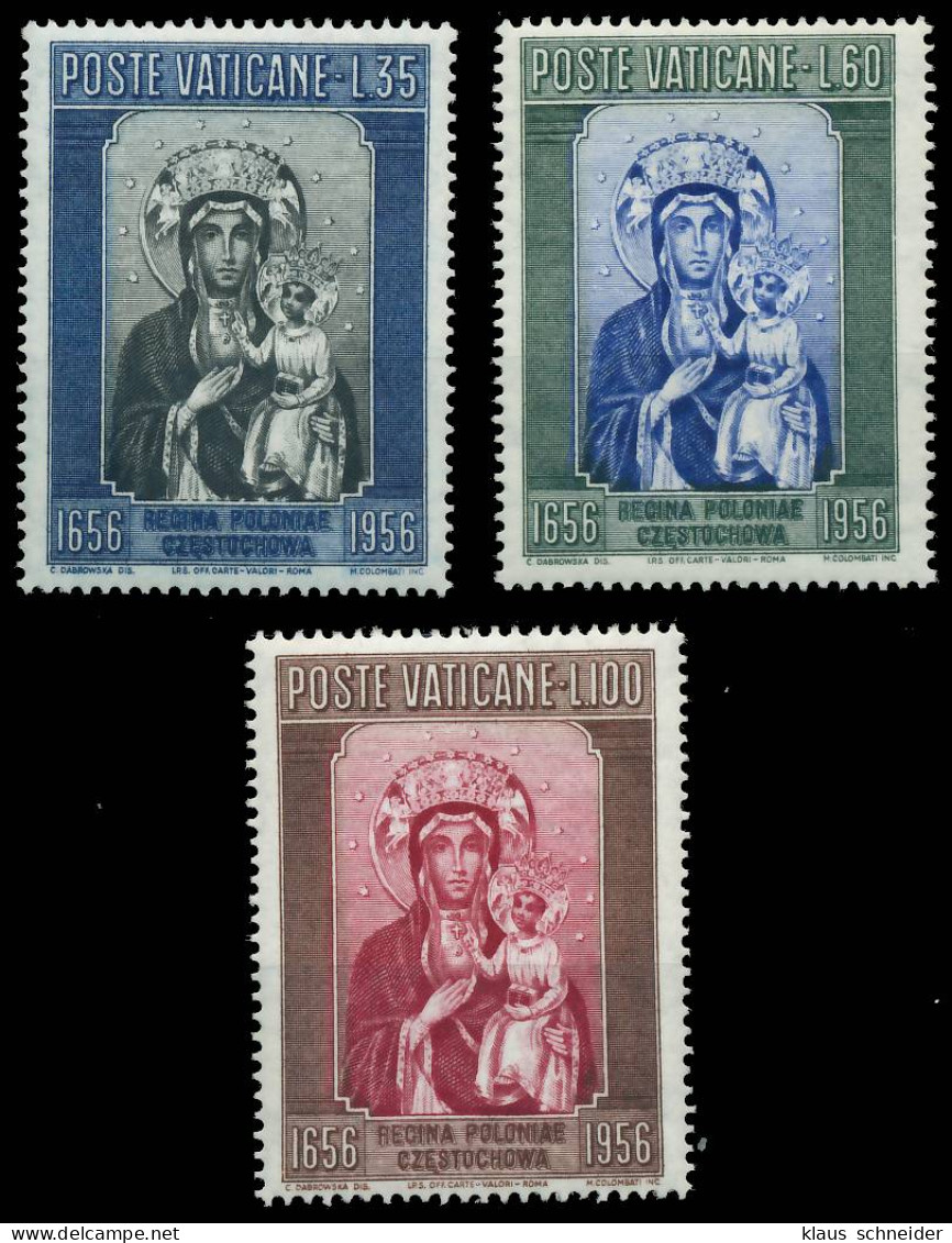 VATIKAN 1956 Nr 263-265 Postfrisch X404726 - Unused Stamps