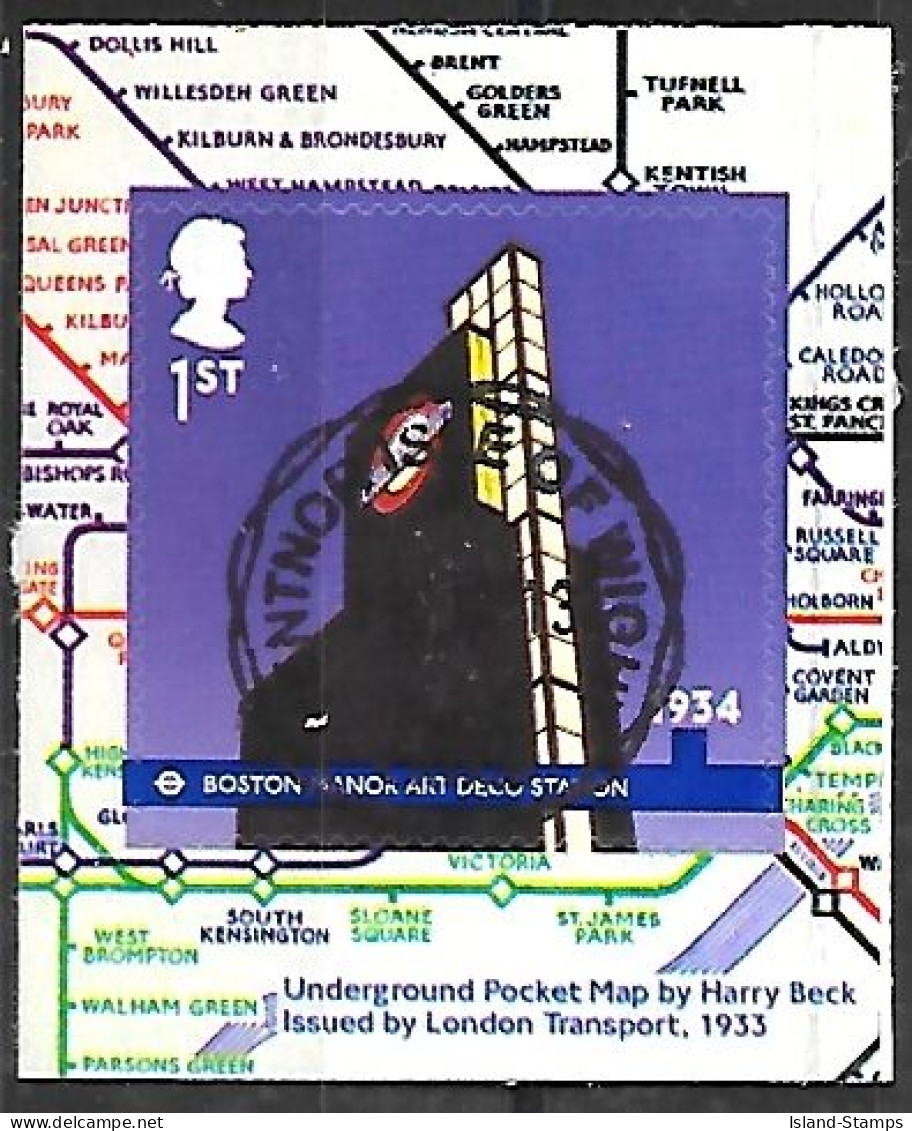 2013 London Underground Self-adhesive (SG3430) Used HRD2-C - Carnets